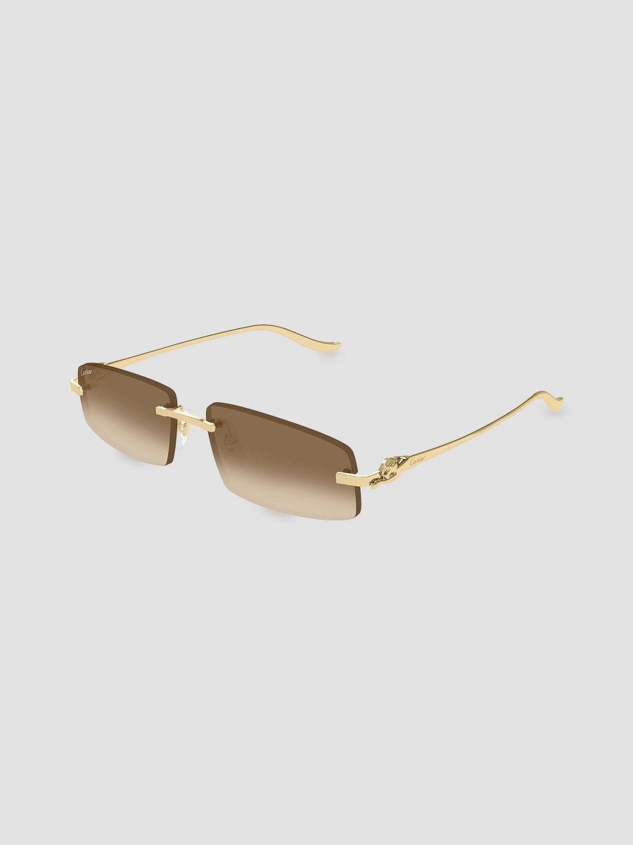 Cartier Panthère Classic 58MM Rectangular Sunglasses | Saks Fifth