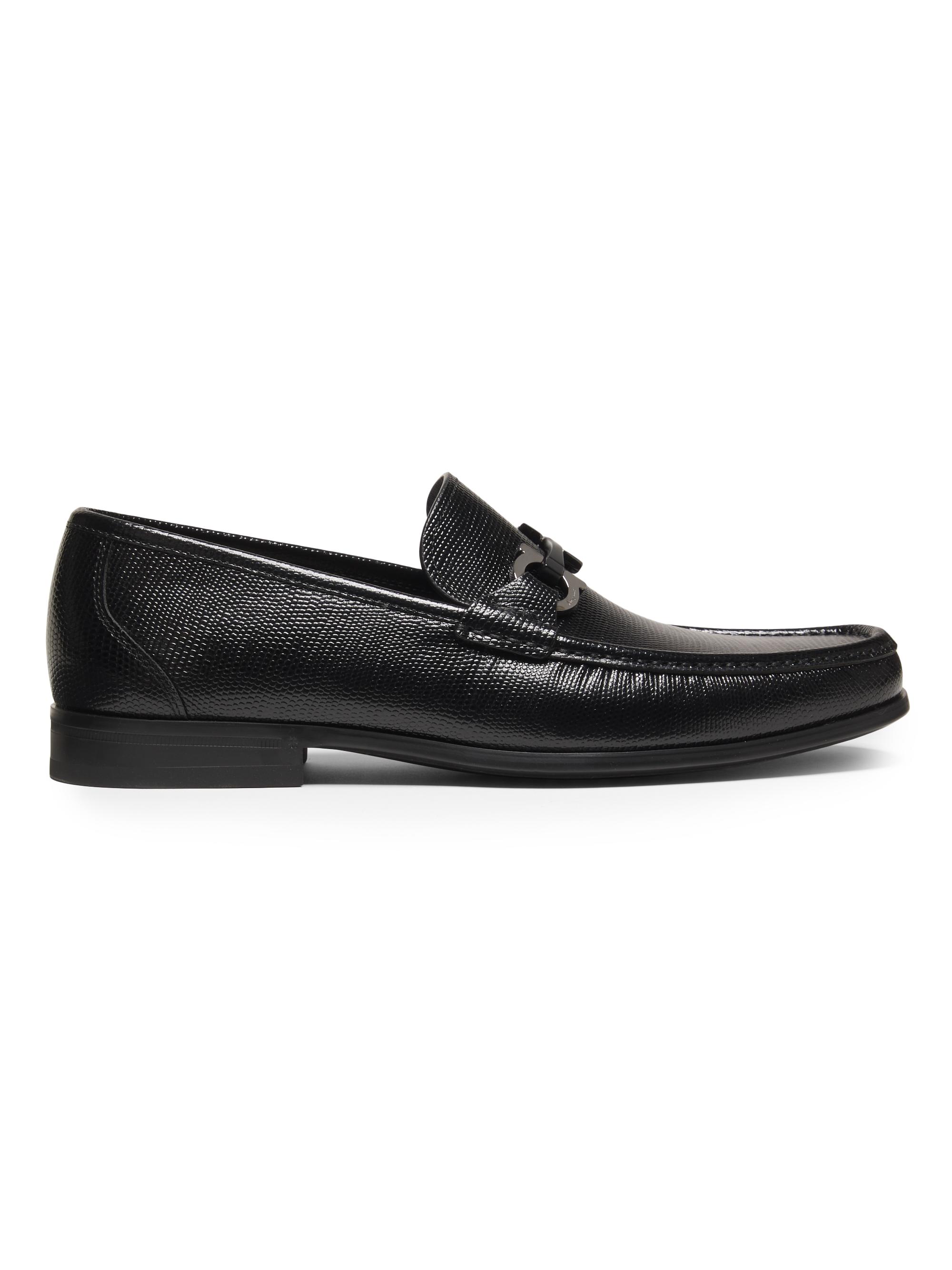 FERRAGAMO Grandioso Gancini Bit Leather Loafers | Saks Fifth