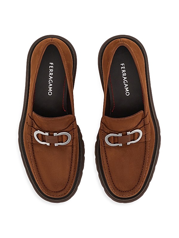 Shop FERRAGAMO Cocoon Suede Loafers | Saks Fifth Avenue Shop FERRAGAMO Cocoon Suede Loafers | Saks Fifth Avenue