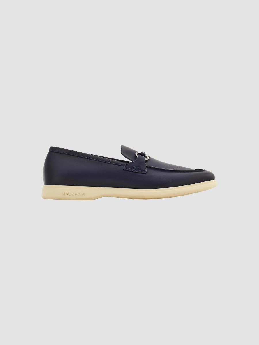 FERRAGAMO Cosimo Leather Loafers | Saks Fifth Avenue display picture 1