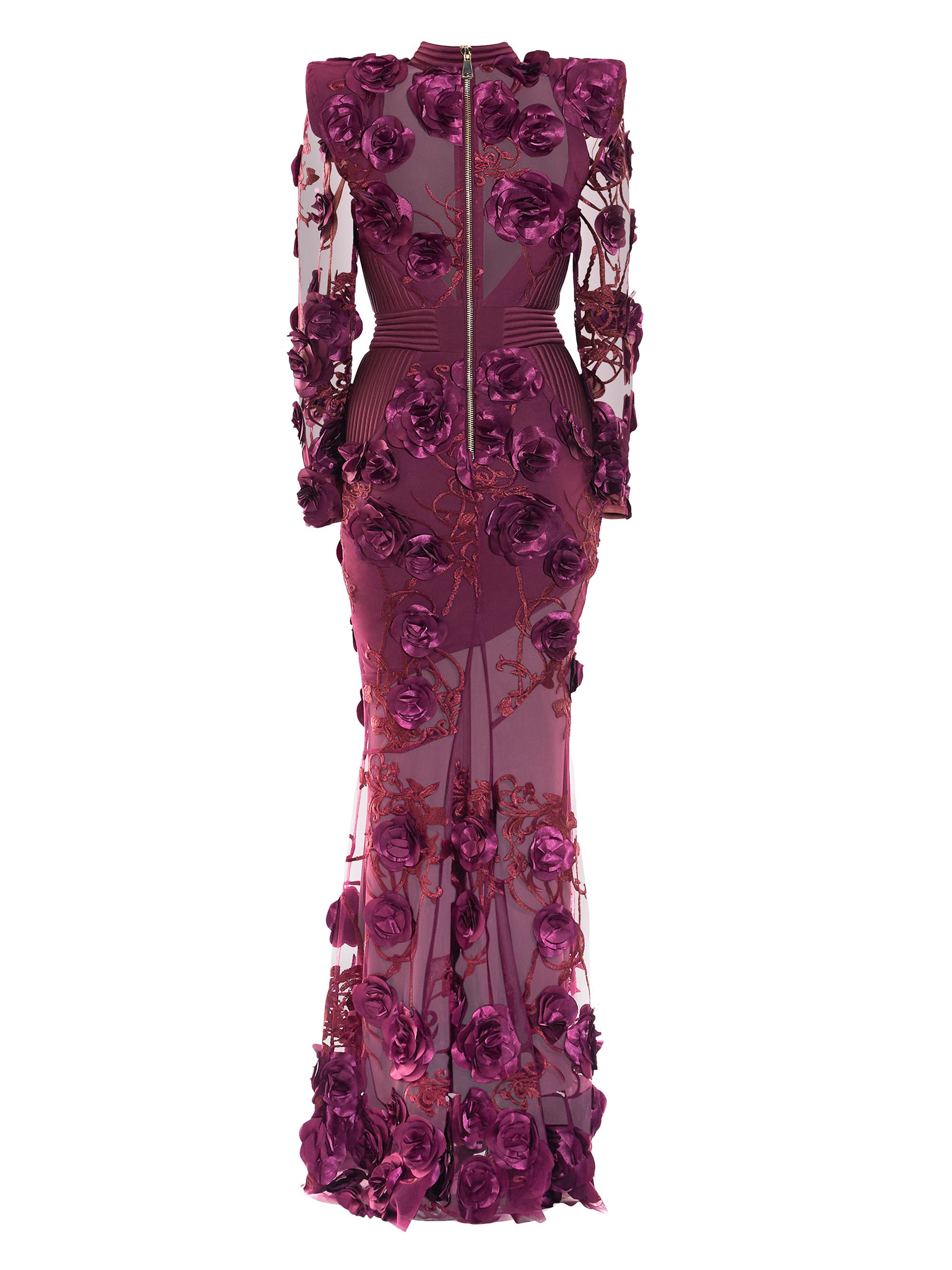 Zhivago Women's One More Kiss Dear Gown - Plum | Thumbnail 3