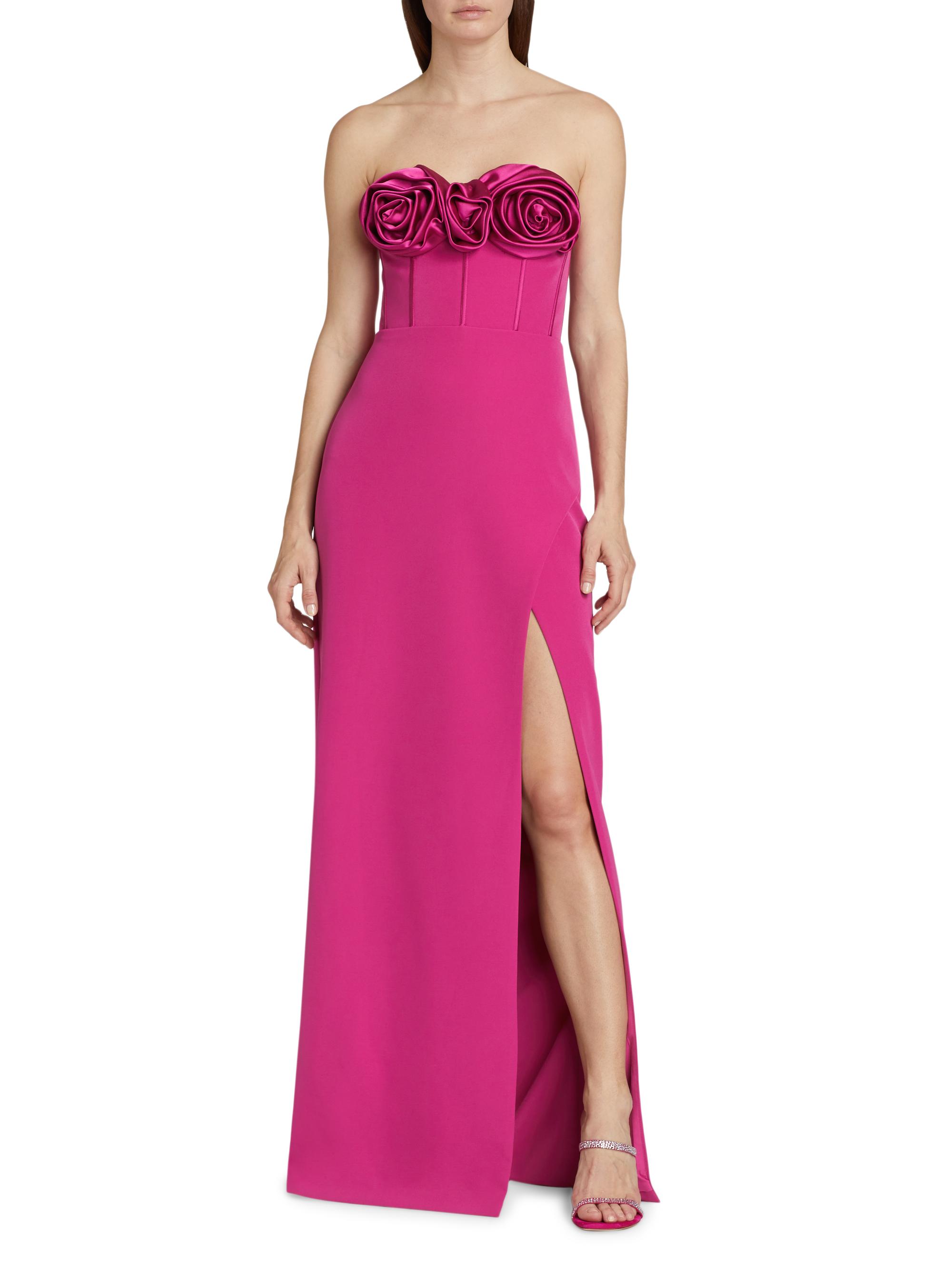 monique lhuillier elle strapless midi dress Elle Strapless Midi Dress by ML Monique Lhuillier