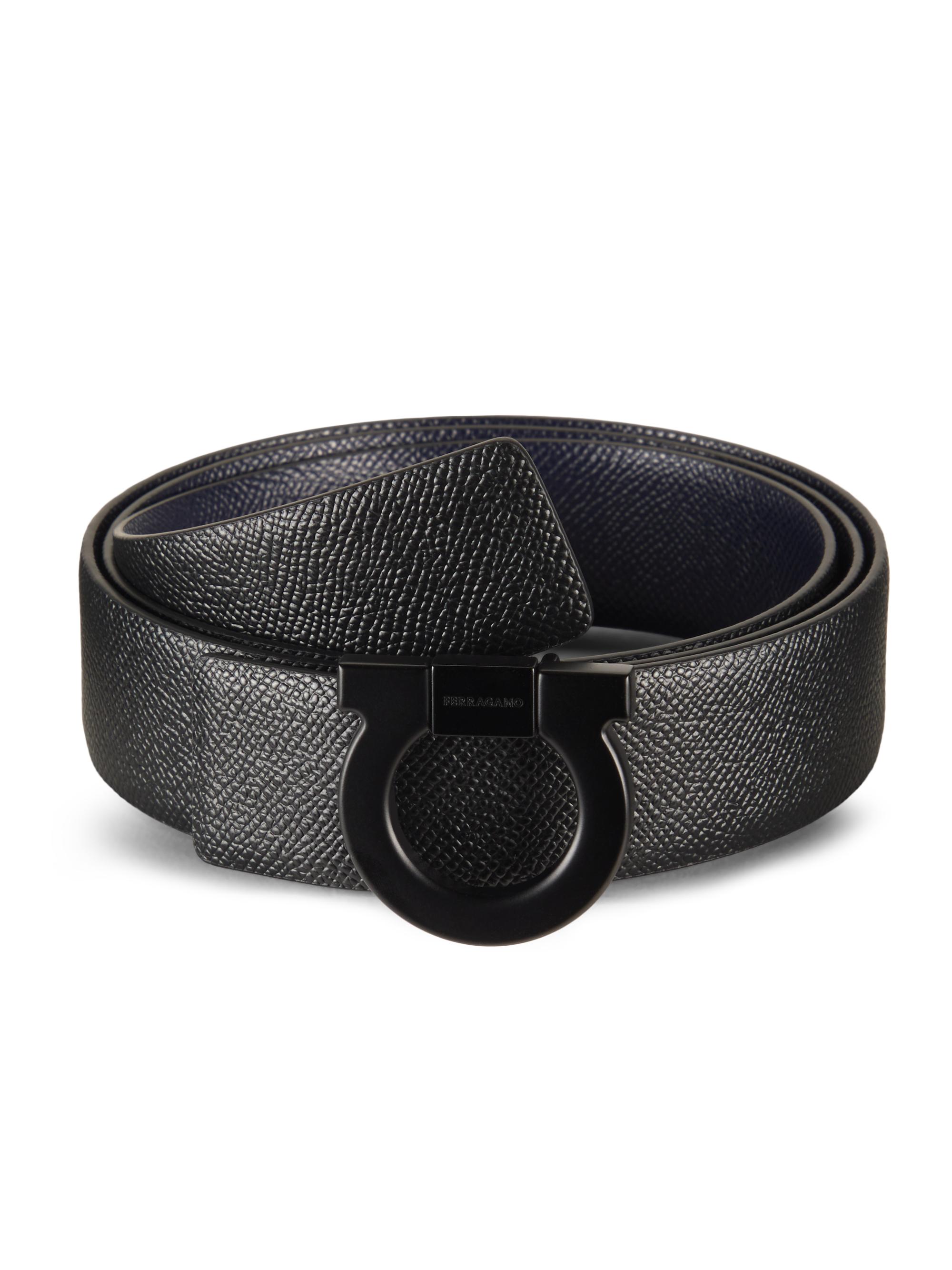 FERRAGAMO Fixed Reversible Gancini Belt | Saks Fifth Avenue