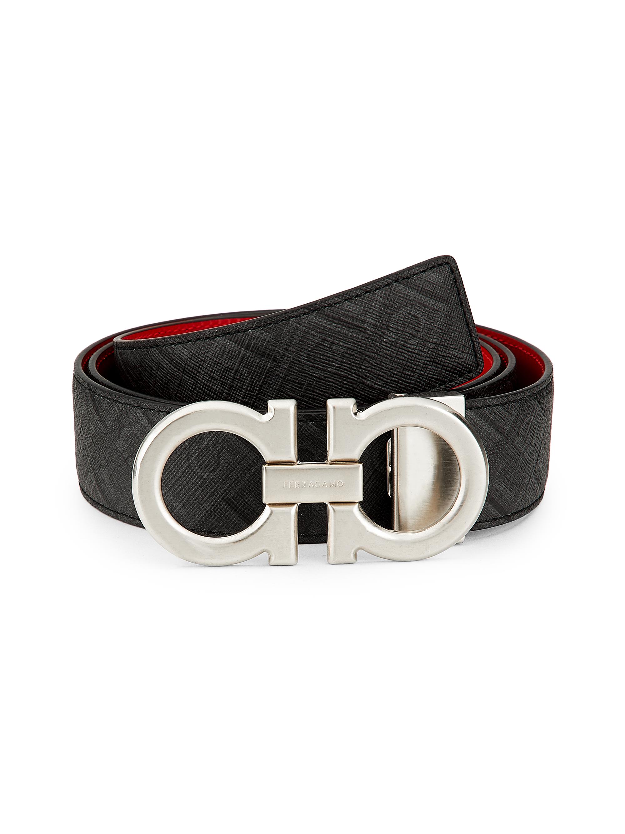 FERRAGAMO Gancini Adjustable Cut-to-Size Reversible Belt Saks
