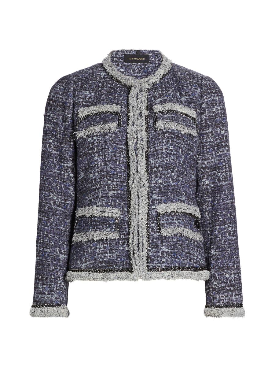 Kobi Halperin Keaton Tweed Single-Breasted Jacket | Saks