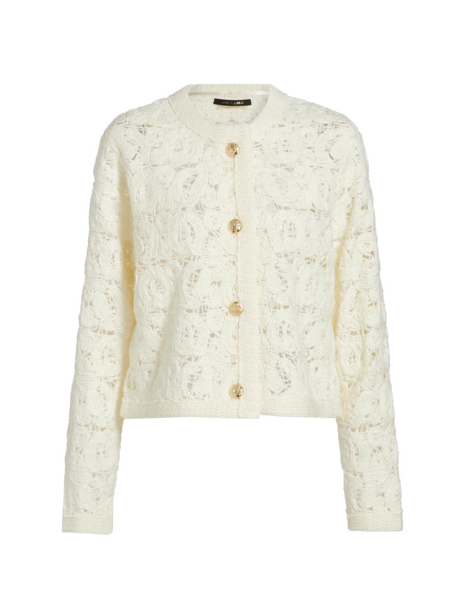 【送料&関税込】ChloAC Embroidered Wool Blend Cardigan Kobi Halperin Cece Wool-Blend Cardigan | Saks Fifth Avenue