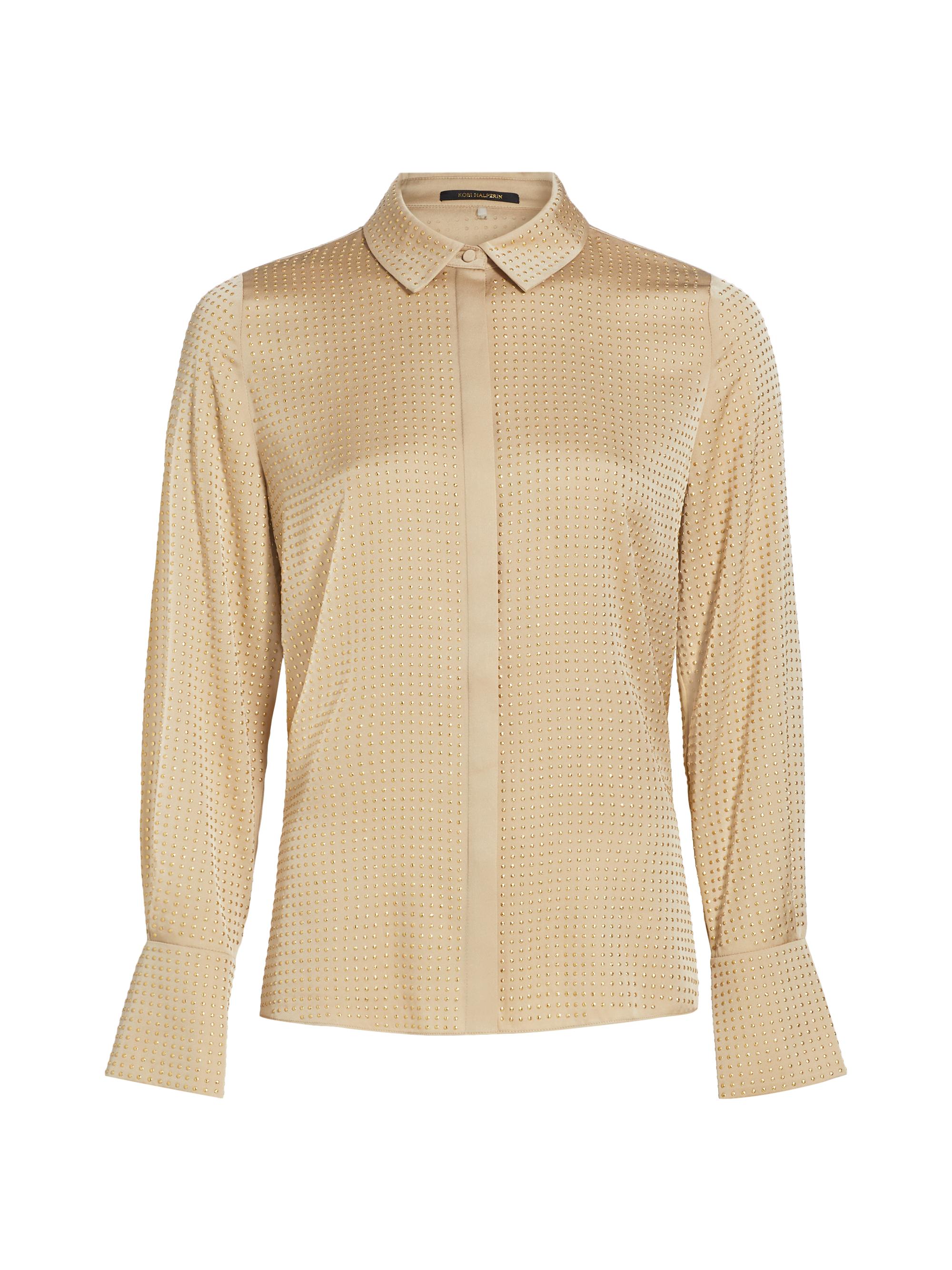 Kobi Halperin Women's Milani Silk Blouse - Palomino