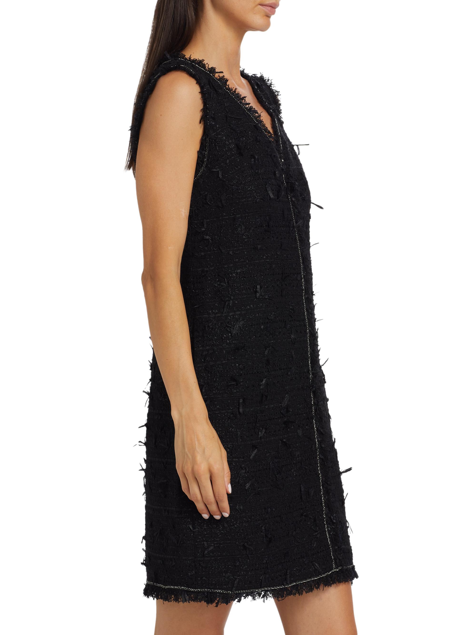 L’aubeblanc Tweed Wrap Dress Black Kobi Halperin Lilo Tweed Minidress | Saks Fifth Avenue