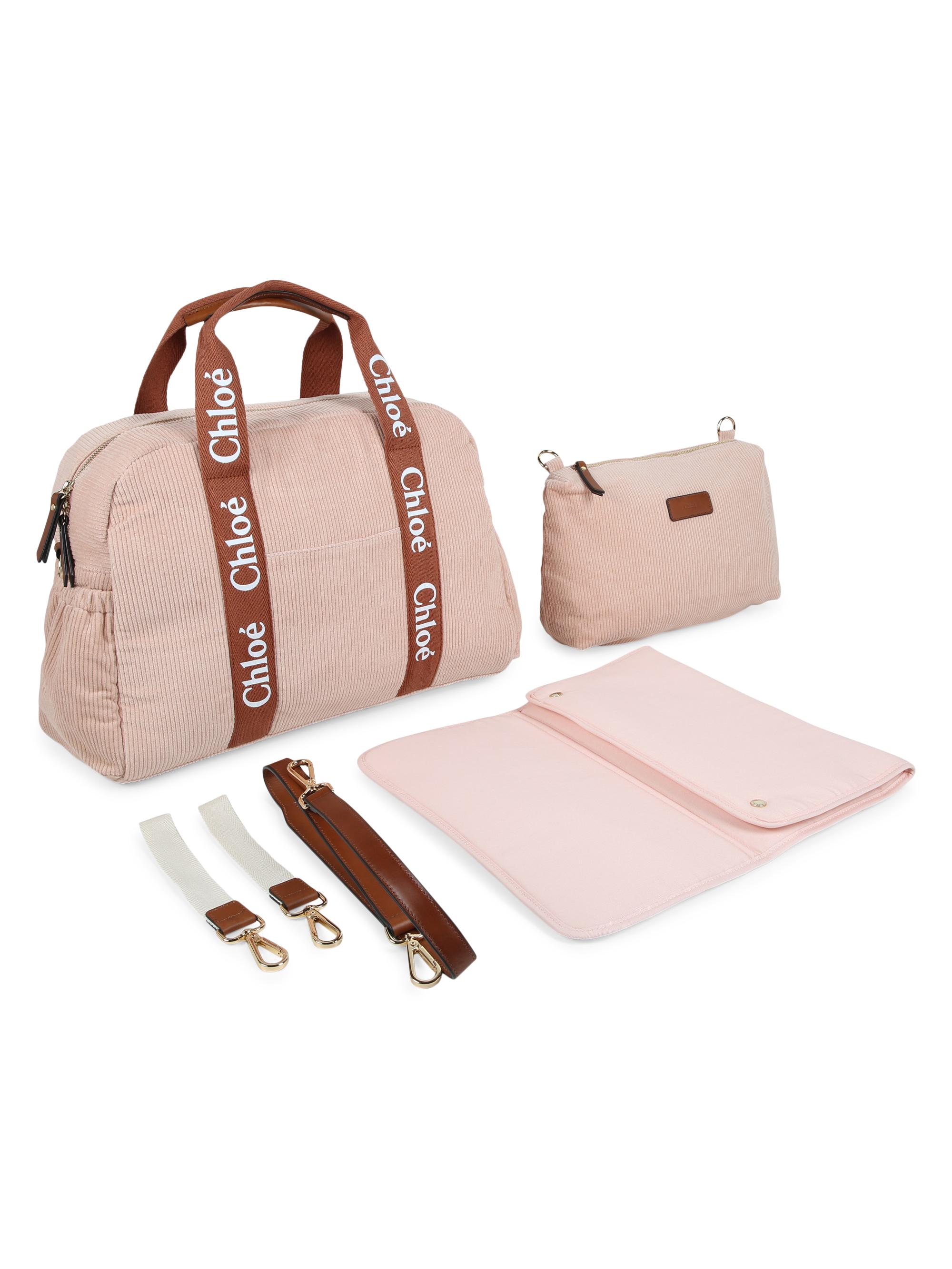 Shop Chloé Girl&rsquo;s Corduroy Changing Pad & Diaper Bag | Saks Fifth 