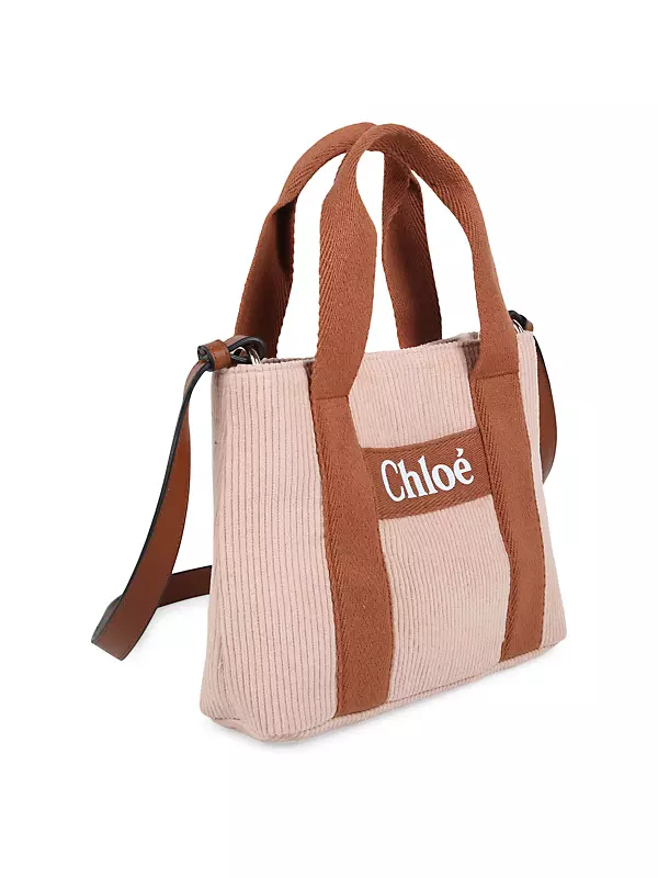 Shop Chloé Girl's Logo Corduroy & Leather Shoulder Bag | Saks Fifth Avenue Shop Chloé Girl's Logo Corduroy & Leather Shoulder Bag | Saks Fifth Avenue
