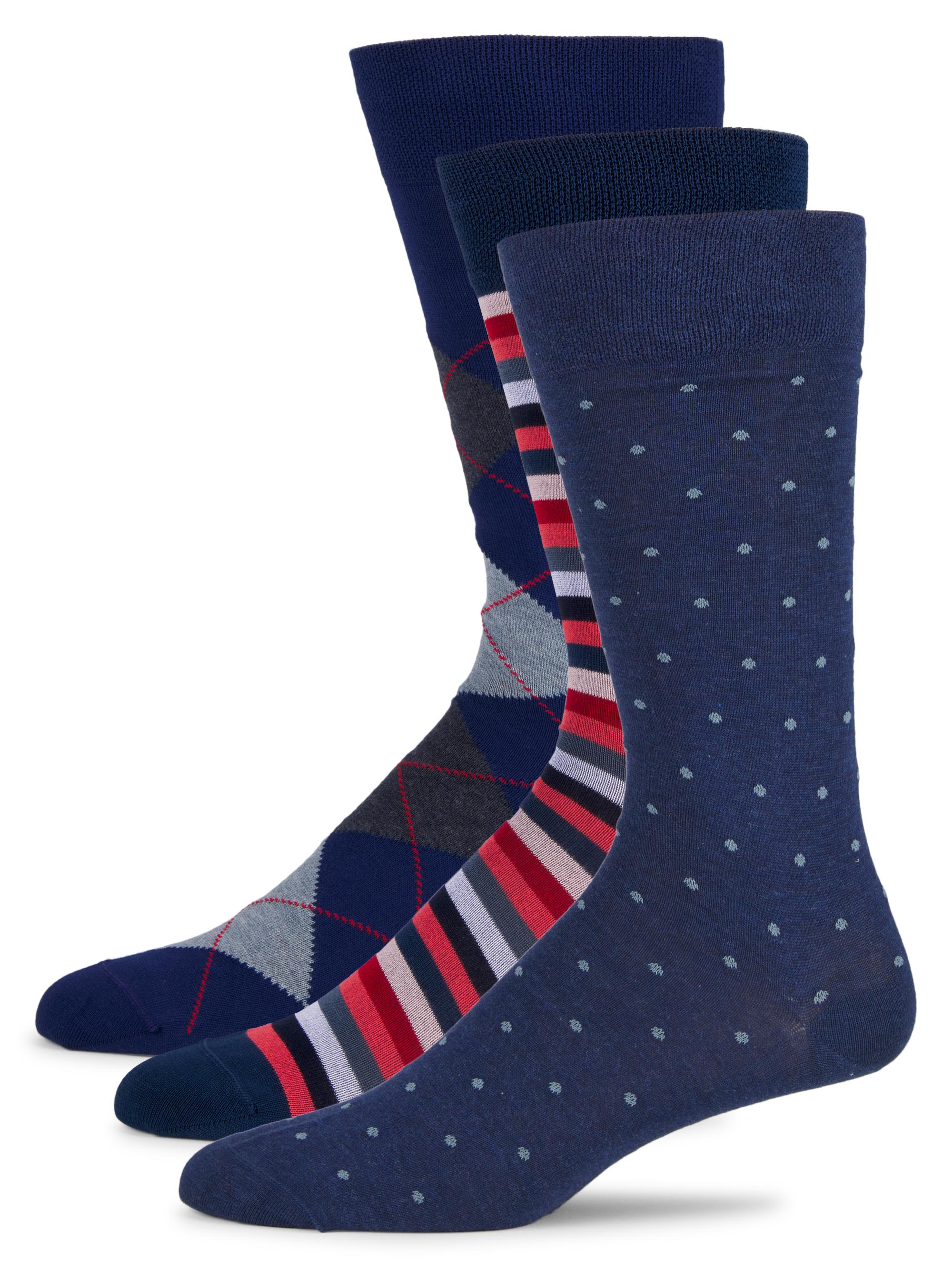 Marcoliani Men's 3-Pack Cotton-Blend Socks - Mix Fifteen