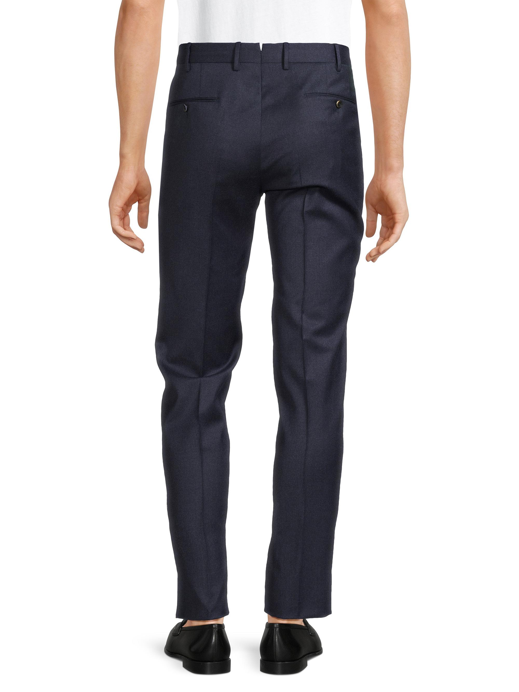 PT Torino Super 110s Stretch-Cotton Slim-Fit Trousers | Saks Fifth