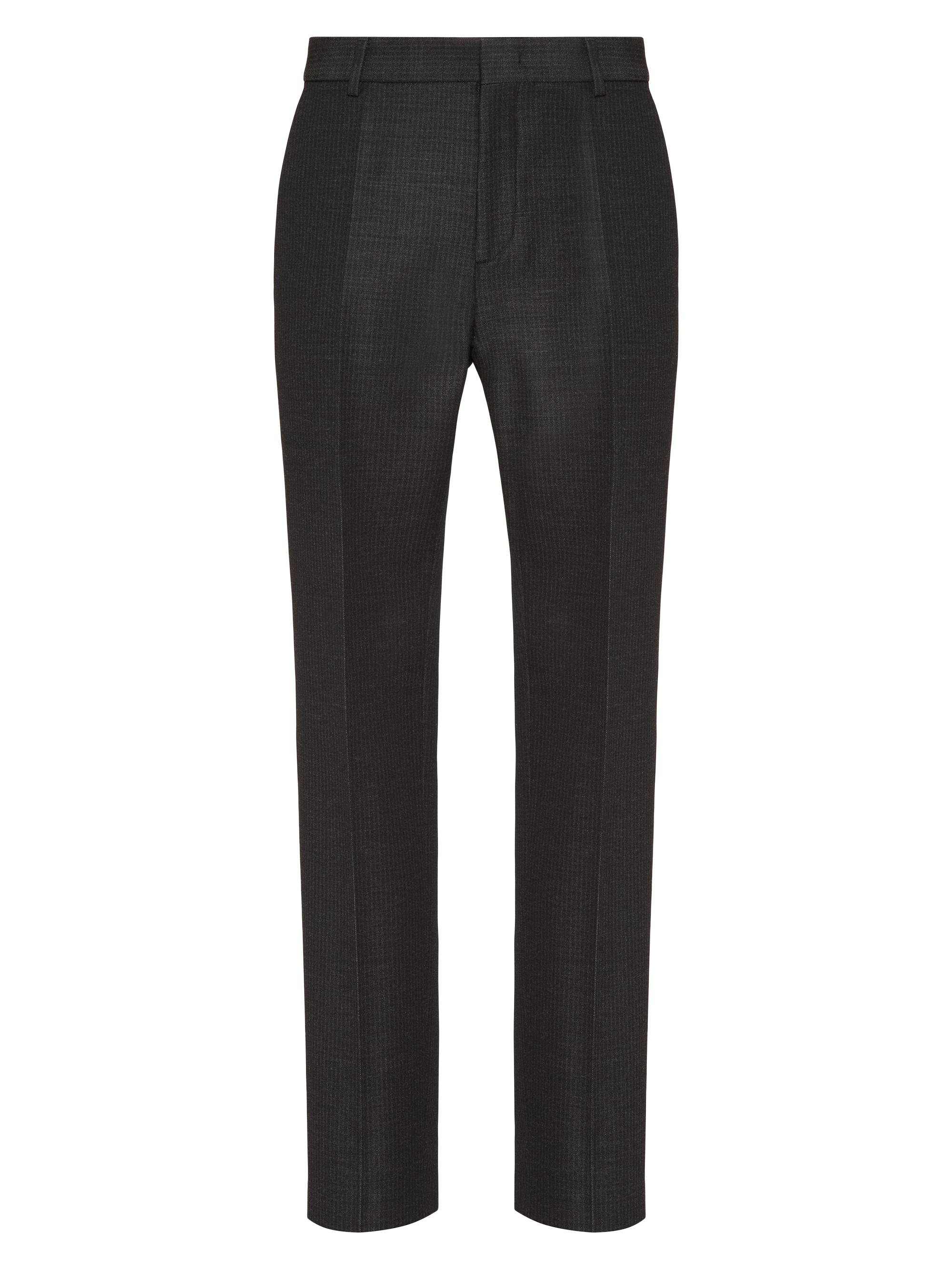 Valentino Garavani Men's Wool Pants - Grey