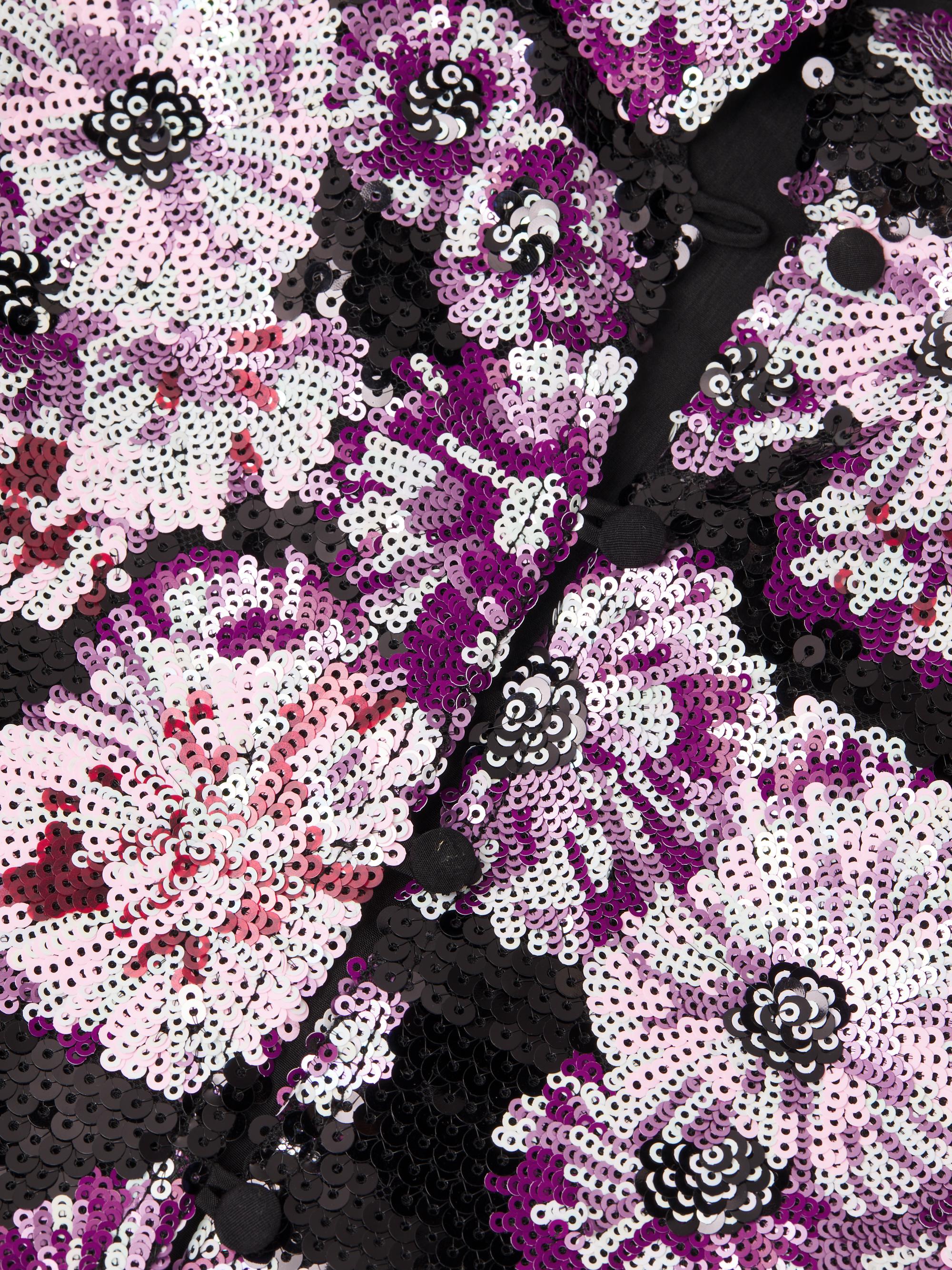 La Vie Style House Floral Sequined Mini Caftan | Saks Fifth Avenue