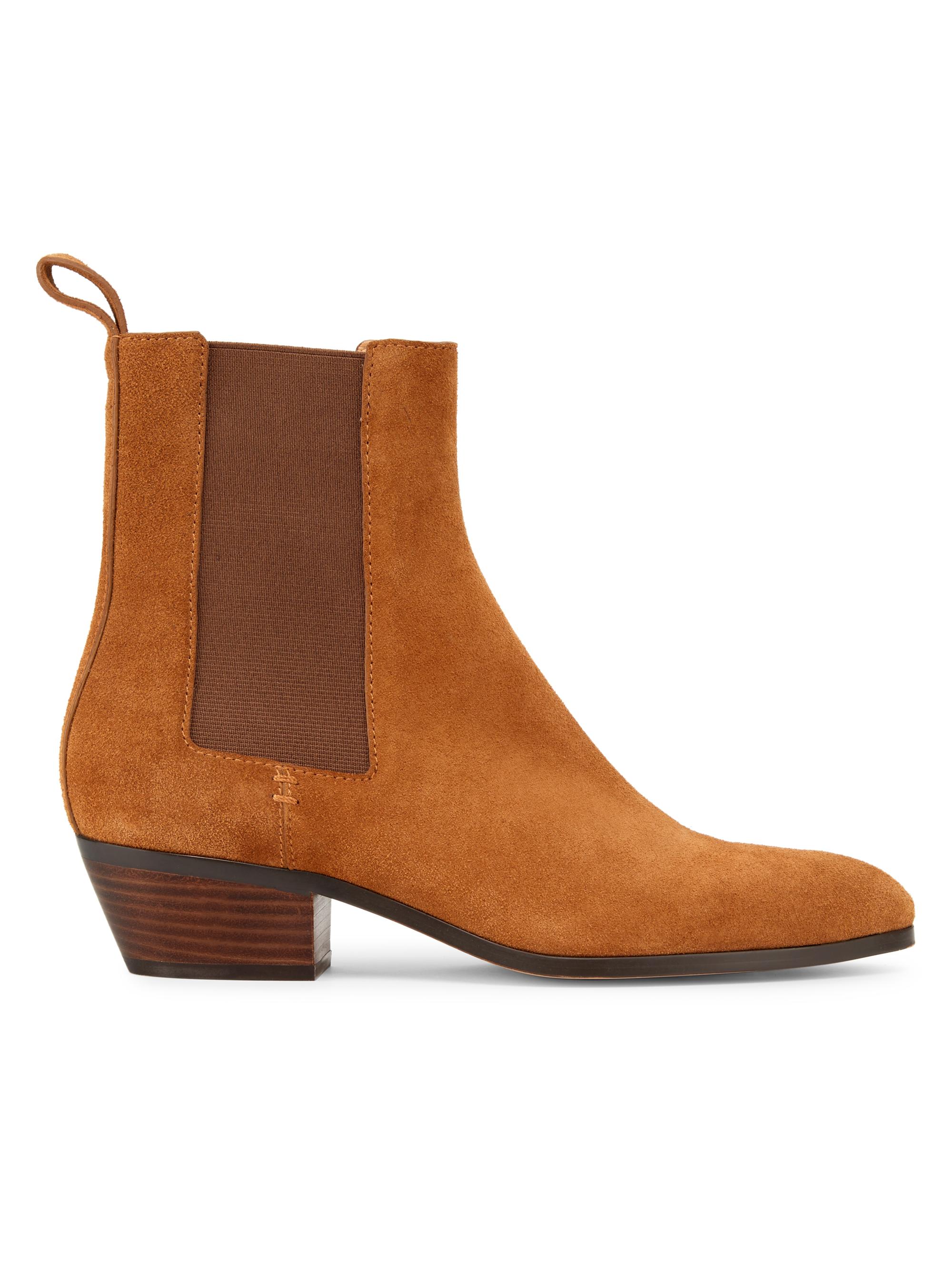 Odissì Women's Ella 45MM Suede Ankle Boots - Medium Brown