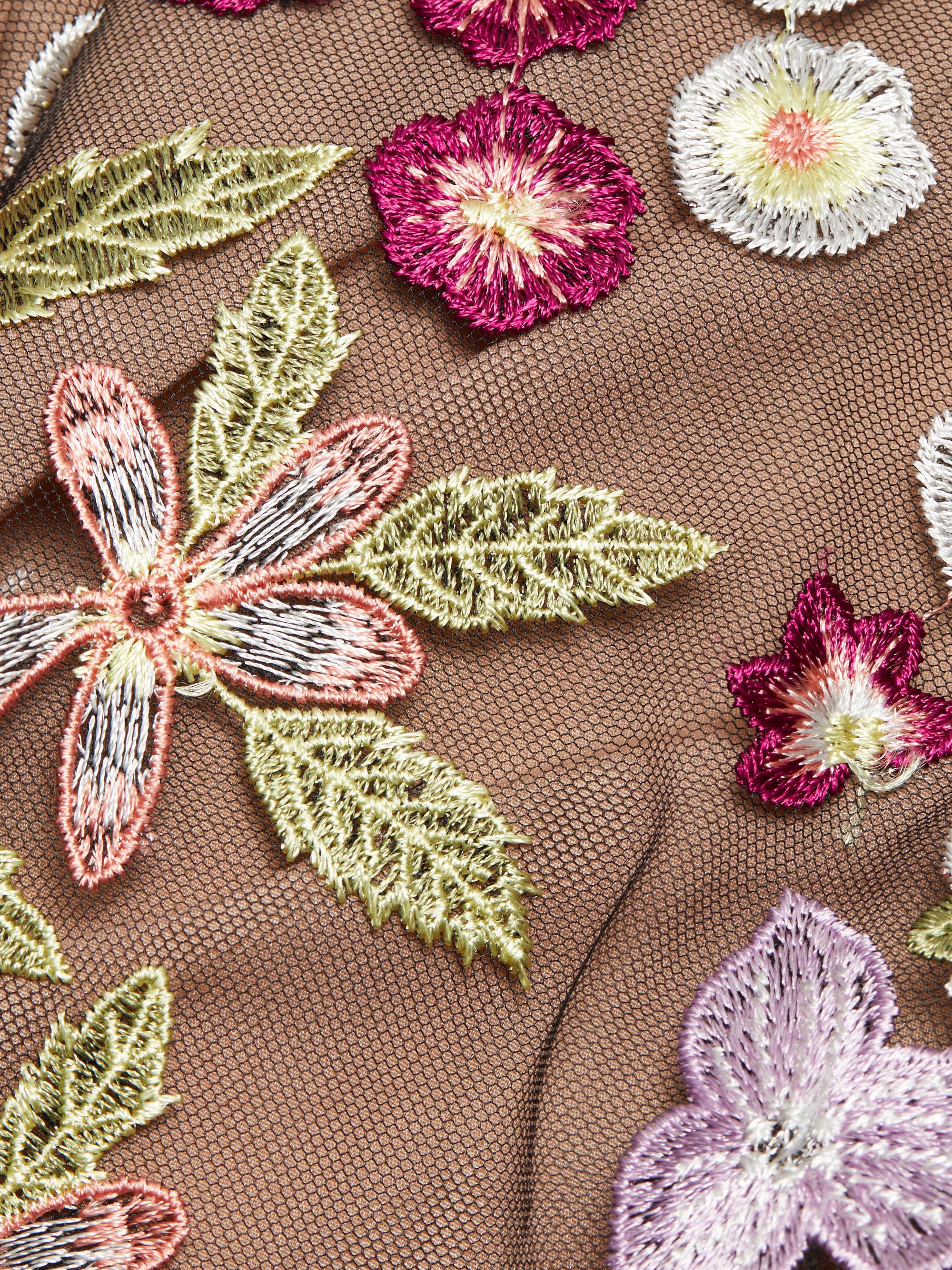 As It May Joliette Floral Embroidered Midi-Dress | Saks Fifth Avenue