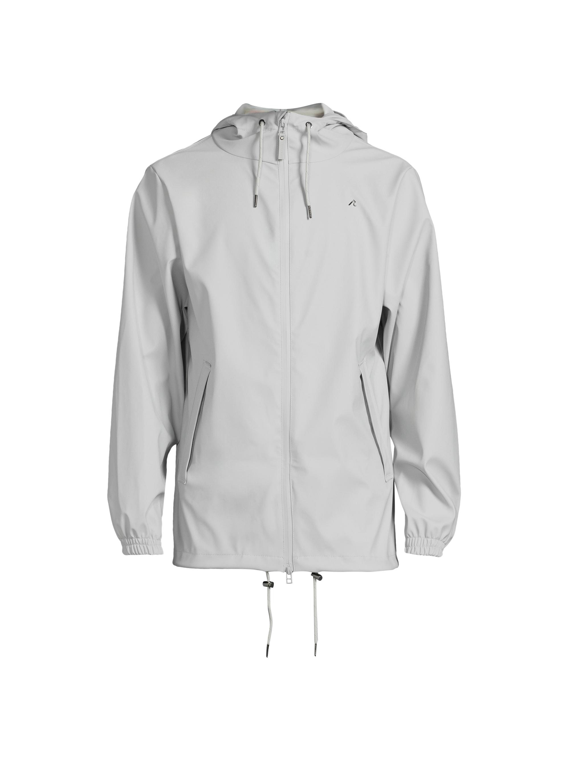 Redvanly Men's Cloud Hooded Raincoat - Glacier Gray
