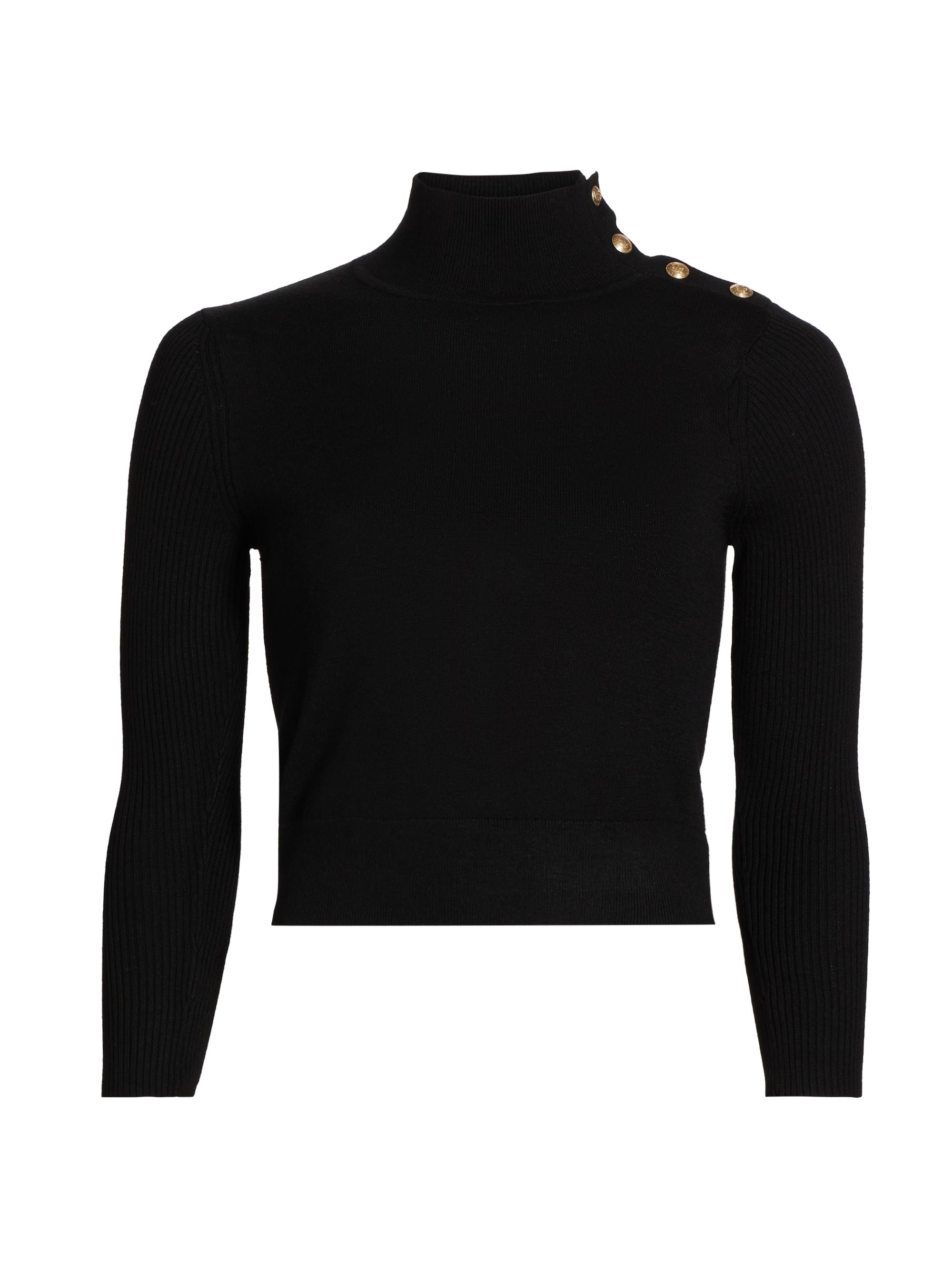 L'AGENCE Kamdyn Mock Turtleneck Top | Saks Fifth Avenue