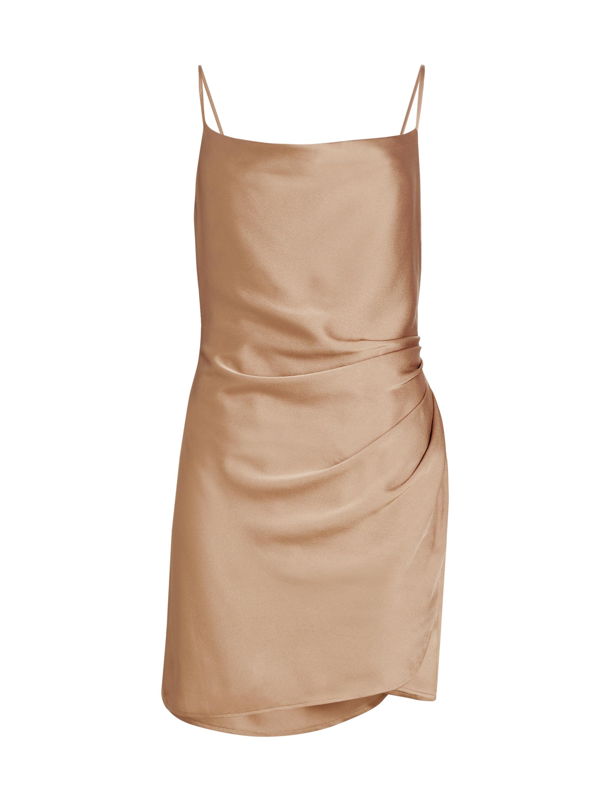 L'AGENCE Bruna Wrap-Style Cami Dress | Saks Fifth Avenue