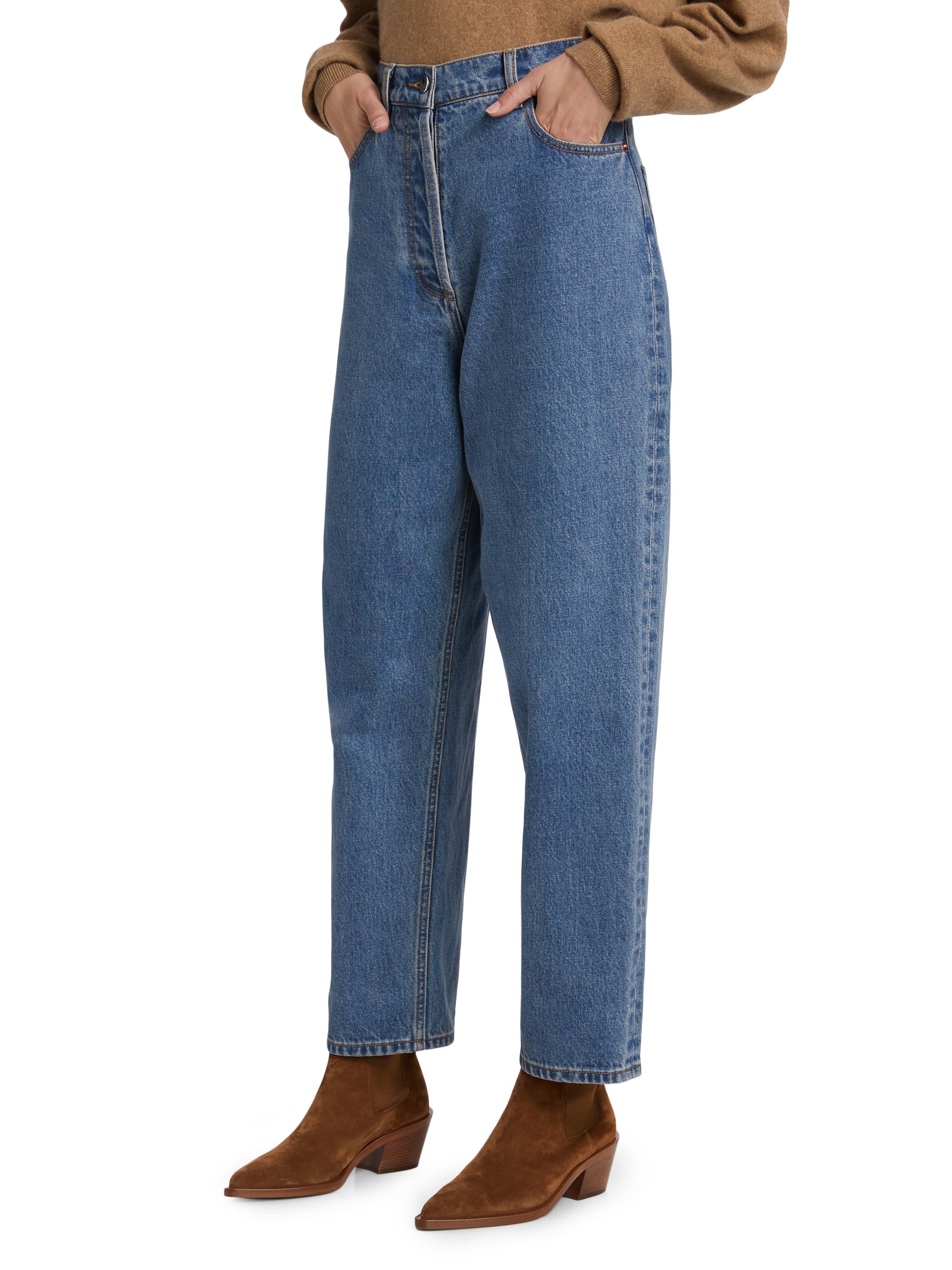 Ronny Kobo Crawford Denim Crop Jeans | Saks Fifth Avenue