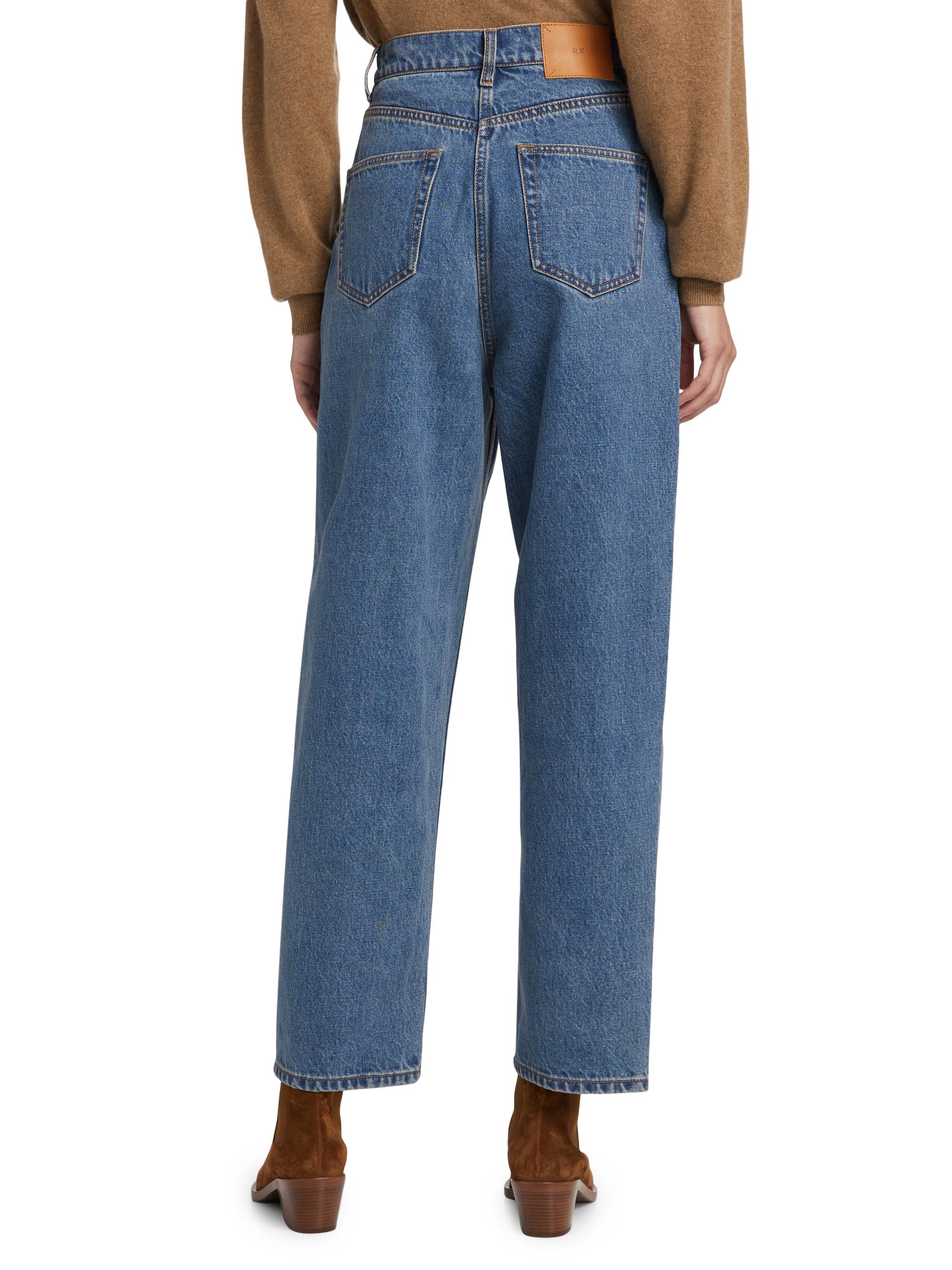 Ronny Kobo Crawford Denim Crop Jeans Saks Fifth Avenue