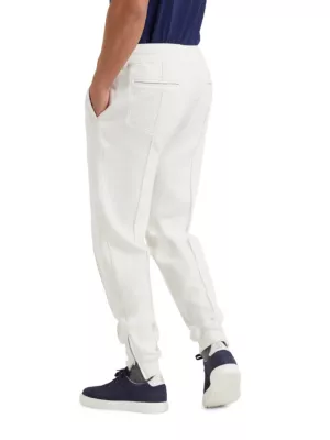 Shop Brunello Cucinelli Cashmere and Cotton French Terry Double Cloth  Trousers | Saks Fifth Avenue