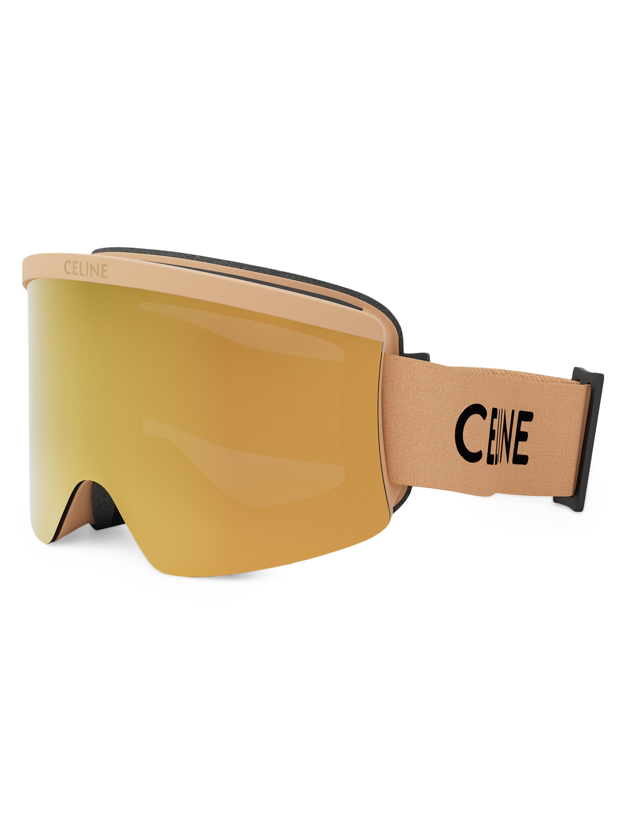 CELINE Ski Mask Oversized Logo Goggles | Saks Fifth Avenue