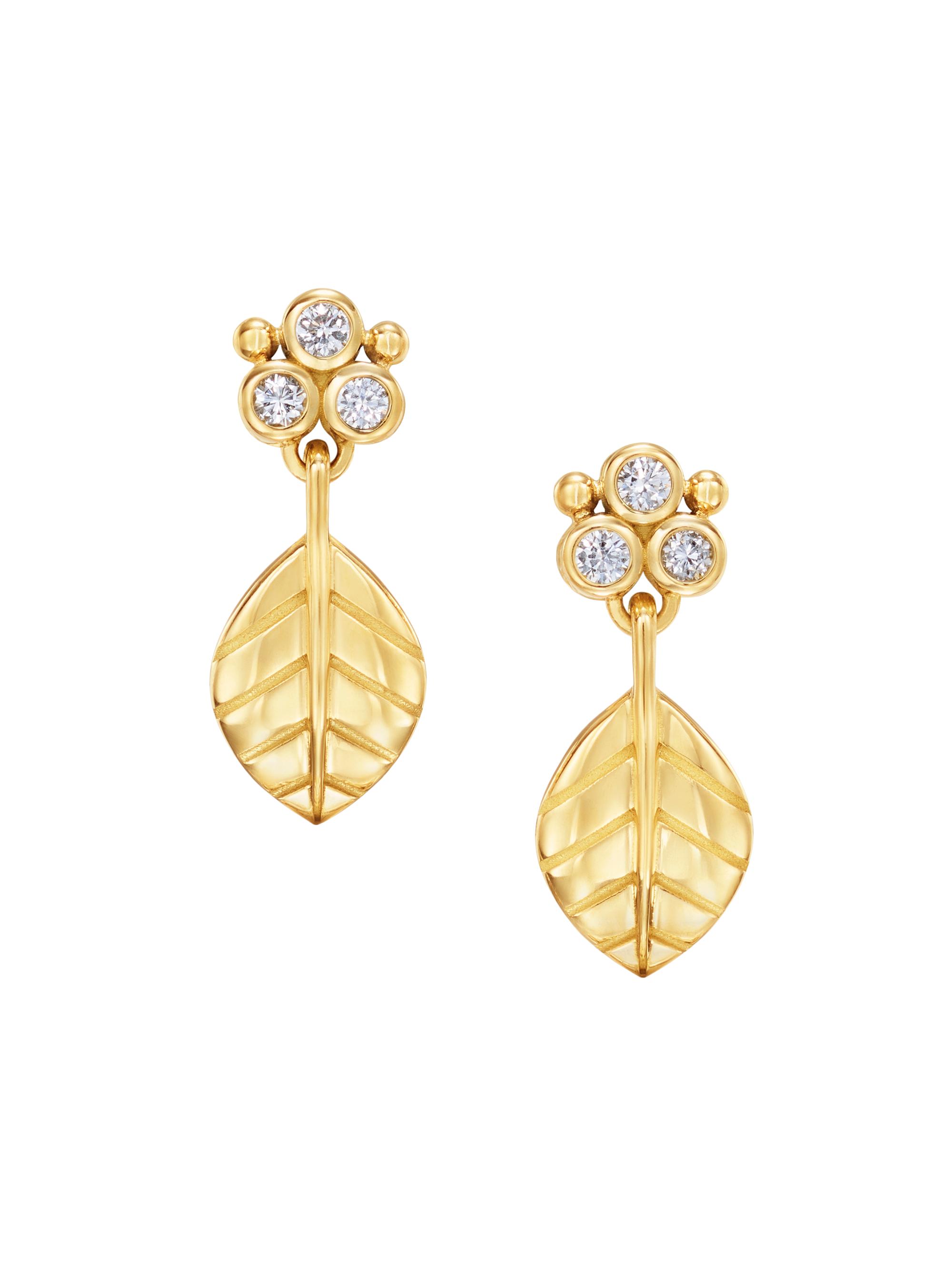 Temple St. Clair Women's Florence86 Arcadia 18K Yellow Gold & 0.20 TCW Diamond Drop Earrings - Yellow Gold