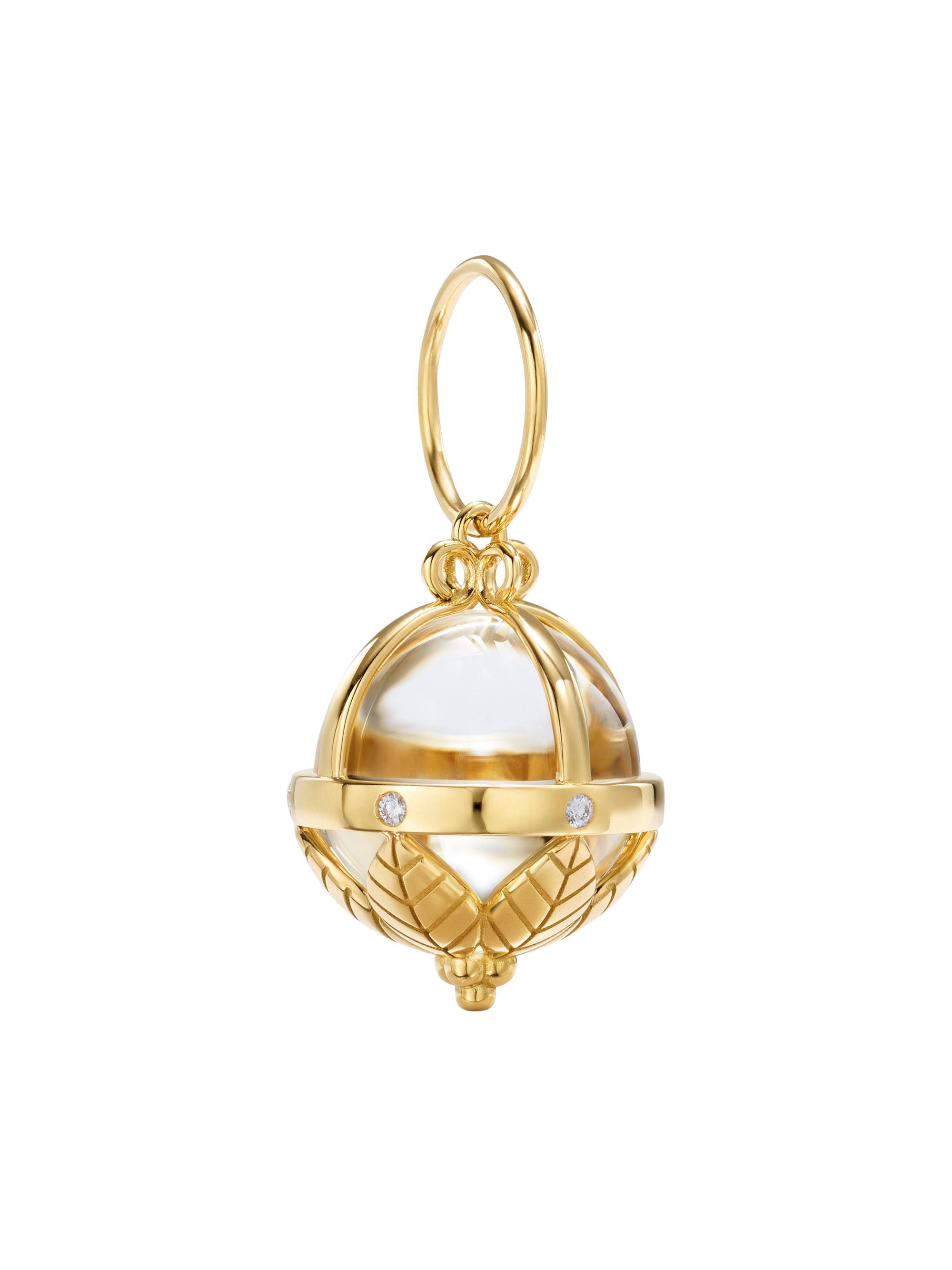Temple St. Clair Women's Florence86 Arcadia 18K Yellow Gold, Crystal & 0.18 TCW Diamond Amulet - Yellow Gold