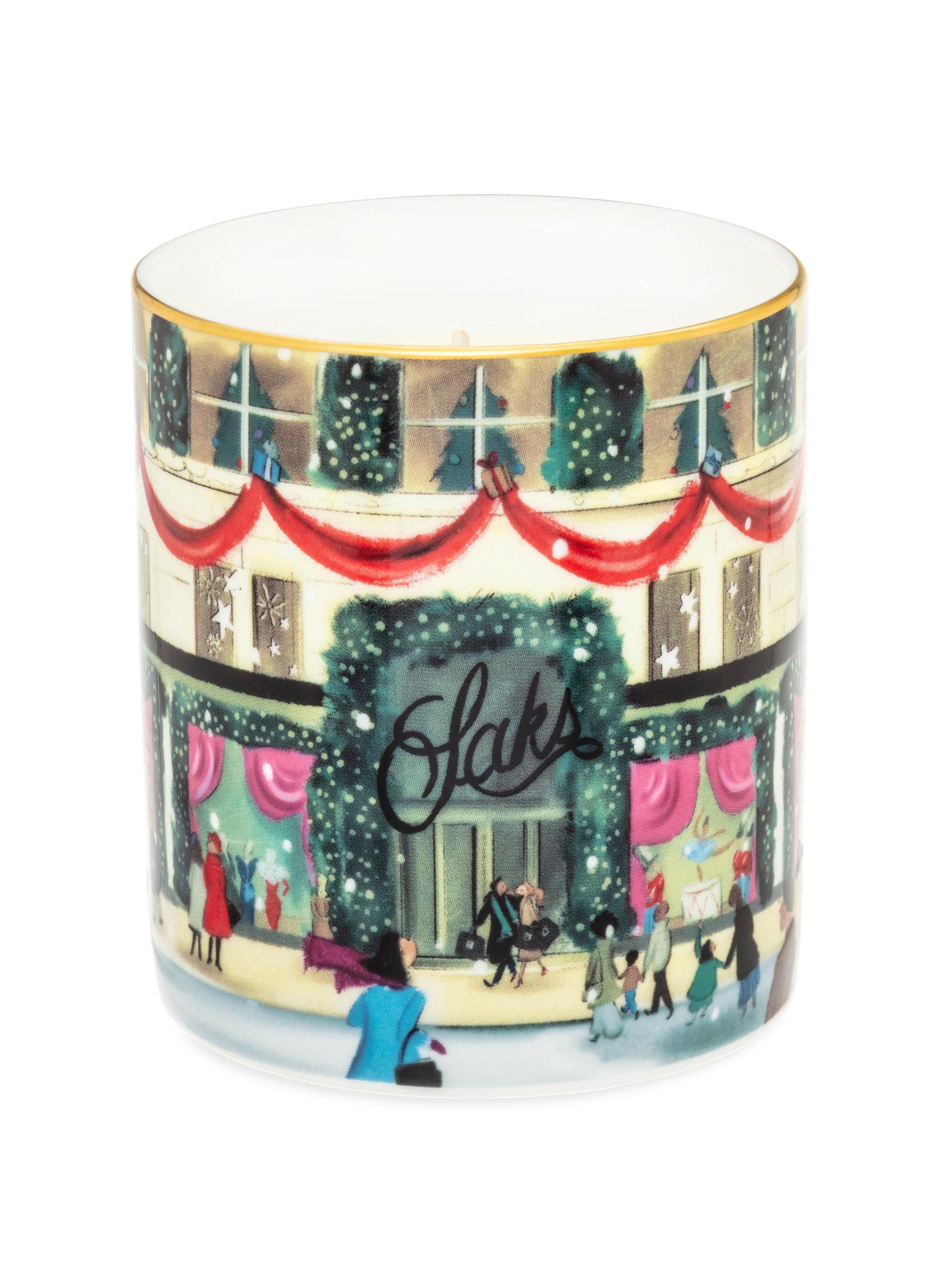Halcyon Days Saks Fifth Avenue Holiday Shopping Candle