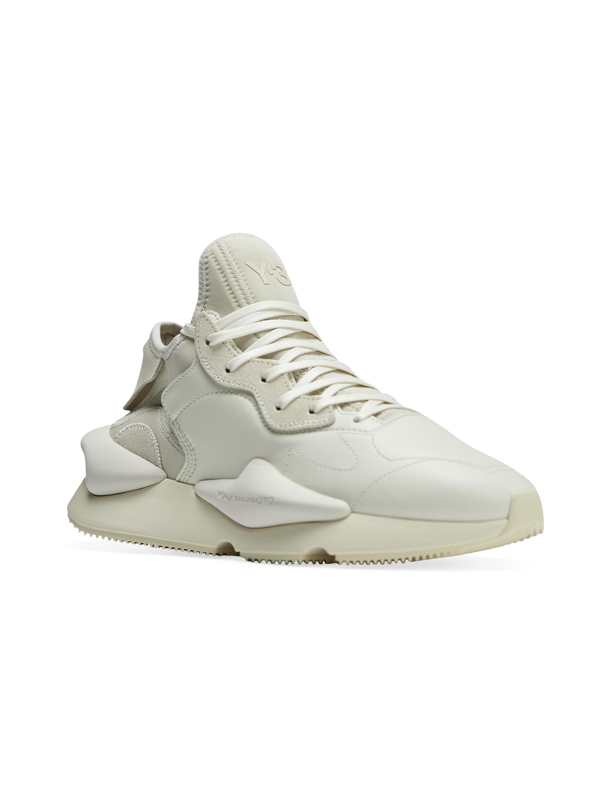 adidas Y-3 Men's Unisex Kaiwa Leather Sneakers - White