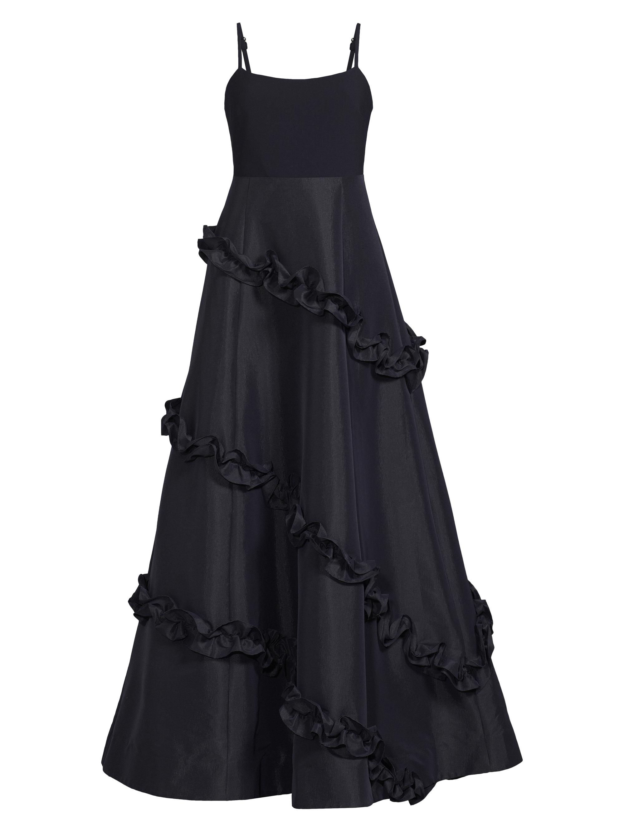 Likely Women's Arissa Ruffle-Trim Ballgown - Navy