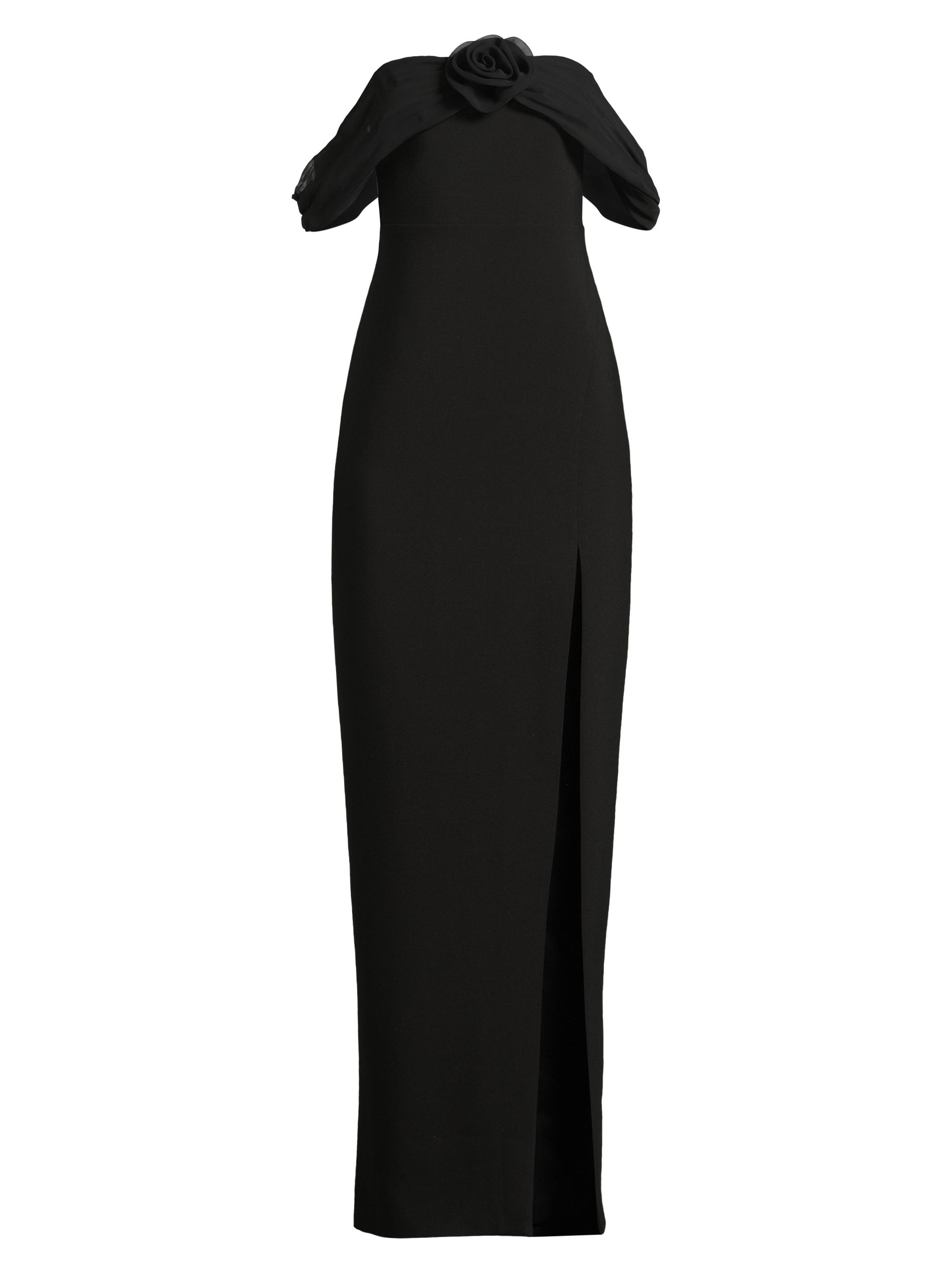 Likely Women's Toula Off-the-Shoulder Column Gown - Black