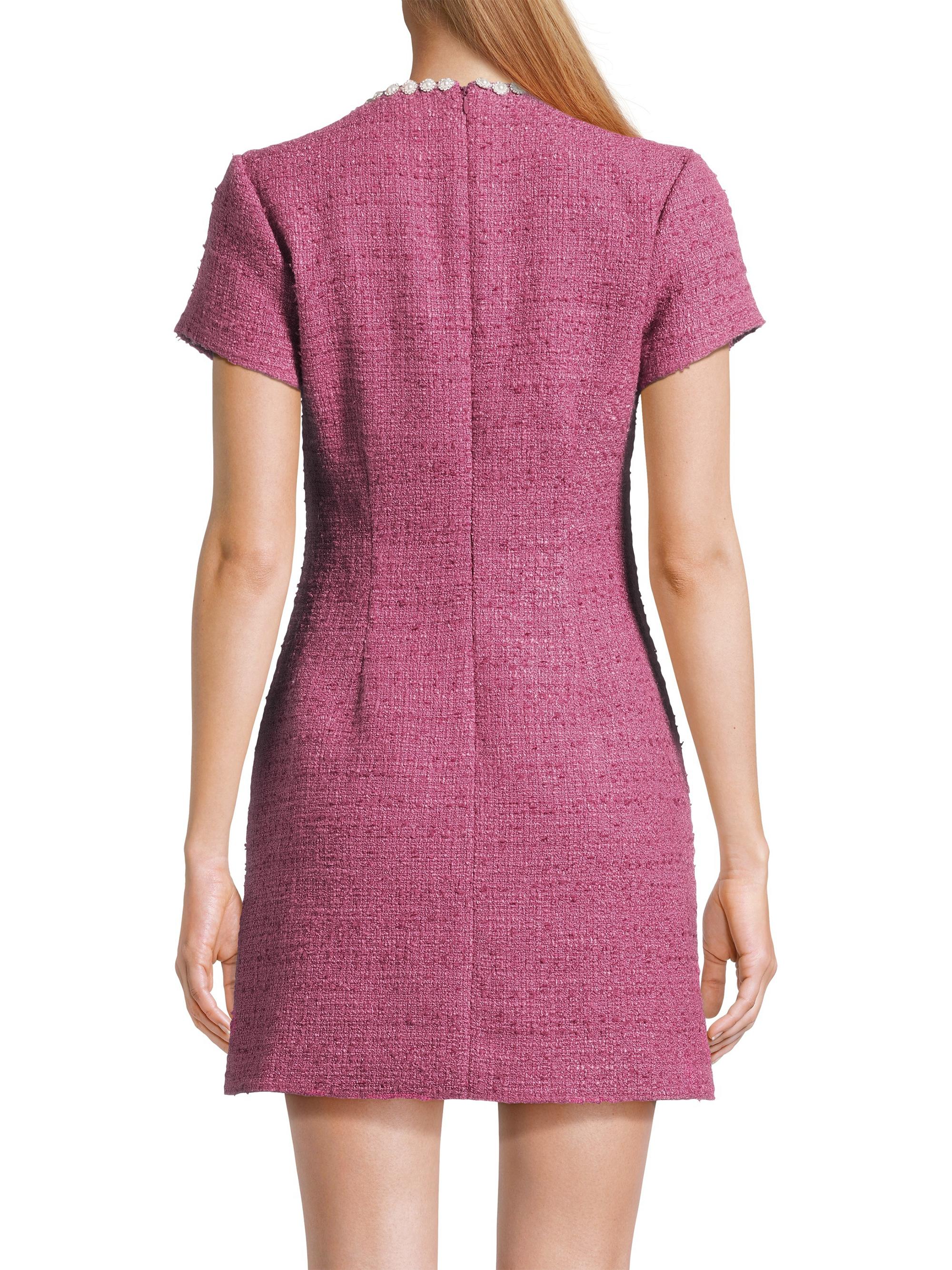 Likely Alani Tweed Embellished Trim Dress | Saks Fifth Avenue