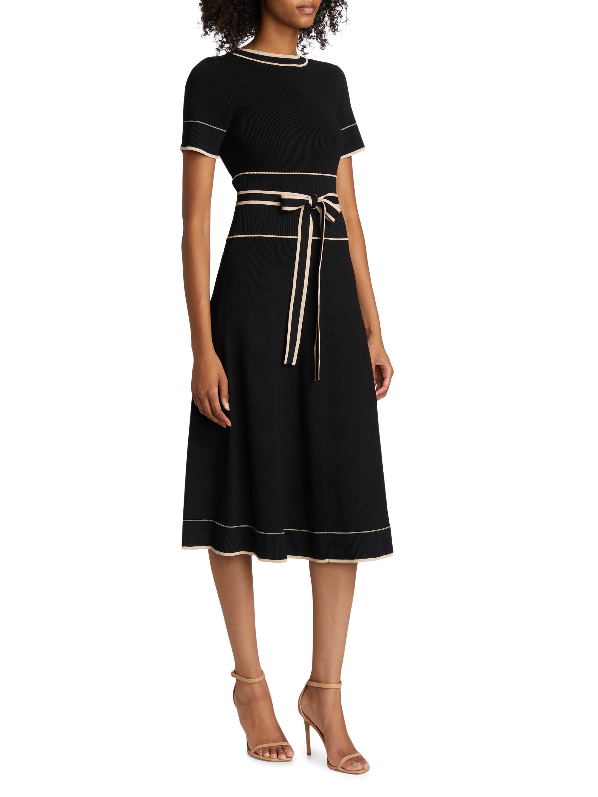 Shoshanna Addison Belted Knit Dress | Saks Fifth Avenue
