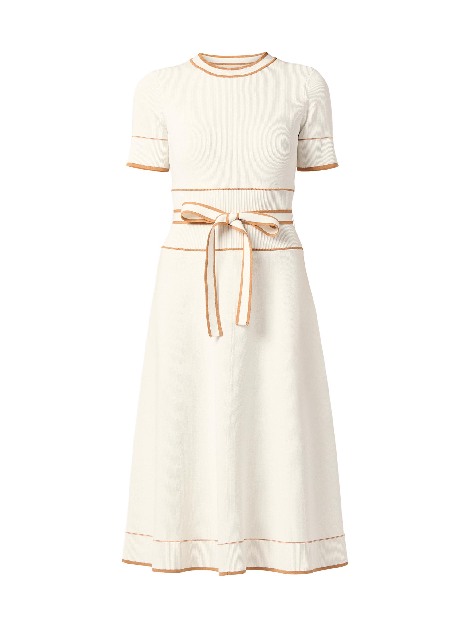 Shoshanna Women's Addison Belted Knit Dress -  Terracotta