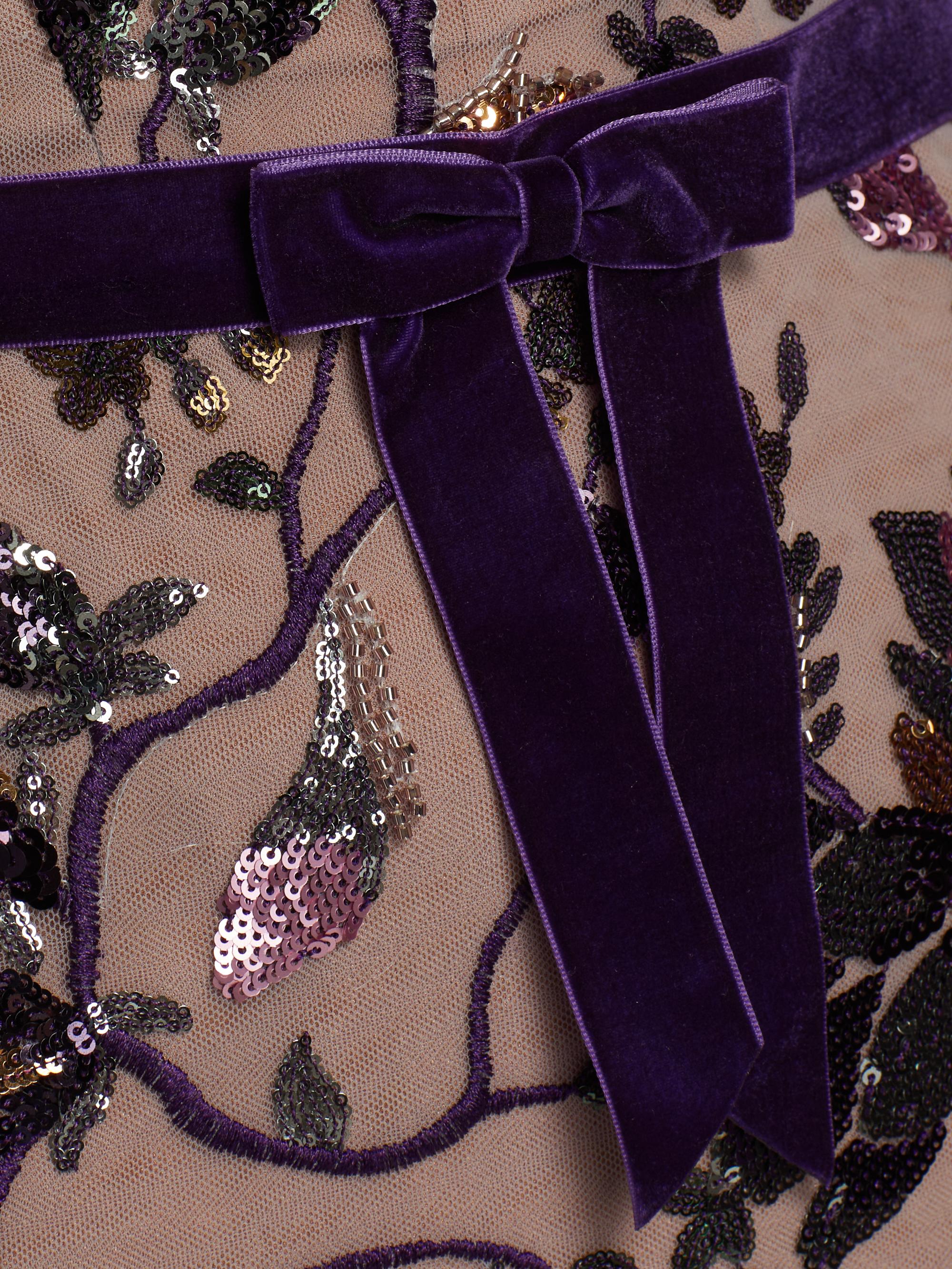 Marchesa Notte Floral Sequin Off-the-Shoulder Gown | Saks Fifth Avenue
