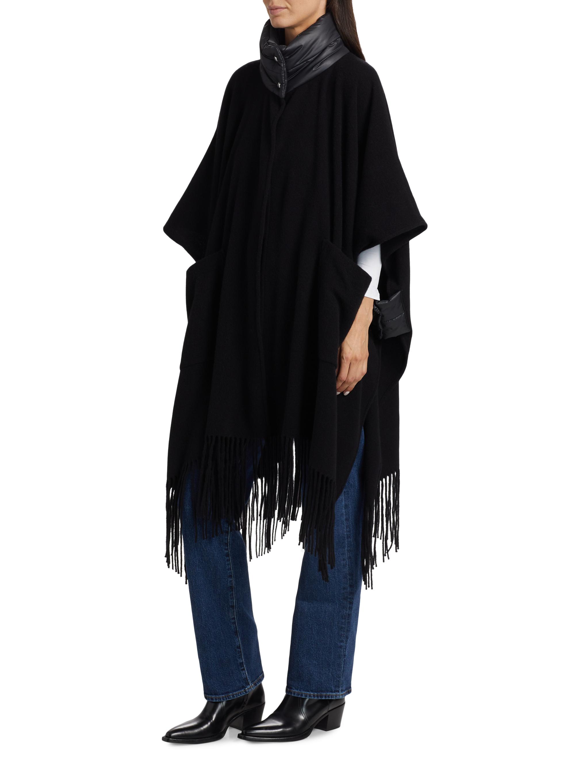 Saks Fifth Avenue Wool Fringe Poncho | Saks Fifth Avenue