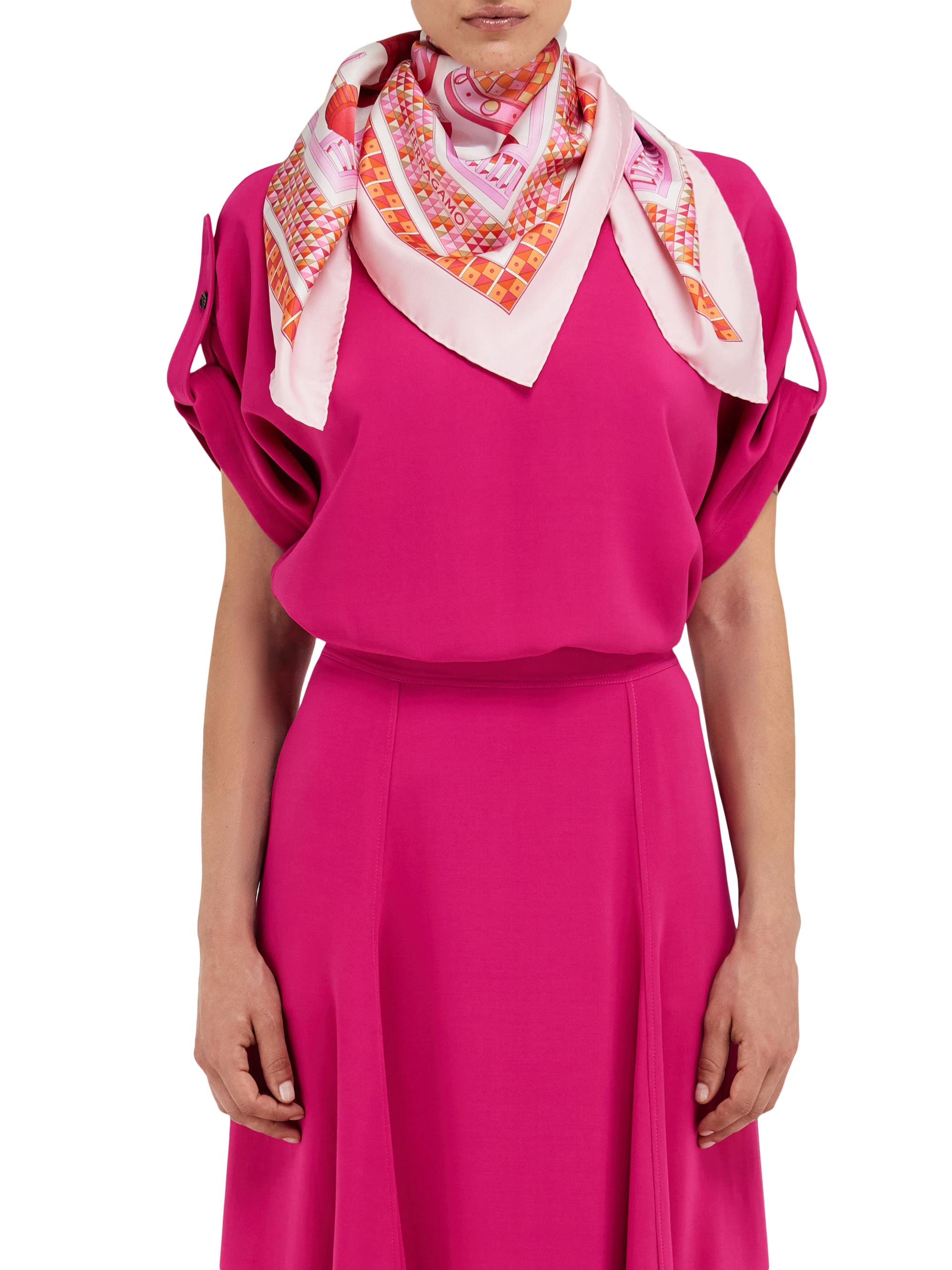 FERRAGAMO Duomo Printed Silk Foulard | Saks Fifth Avenue