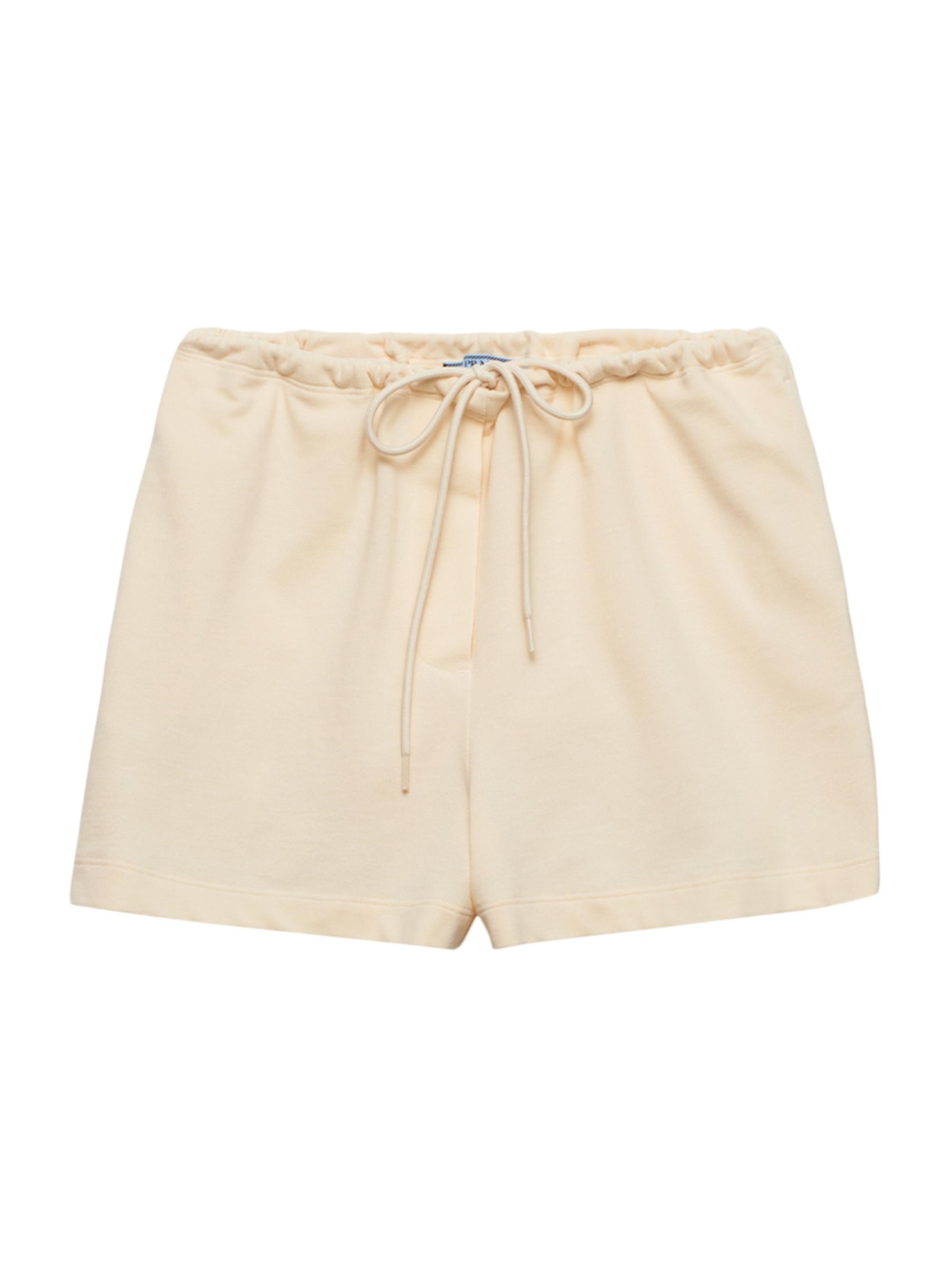 Prada Women's Piqué Shorts - Yellow