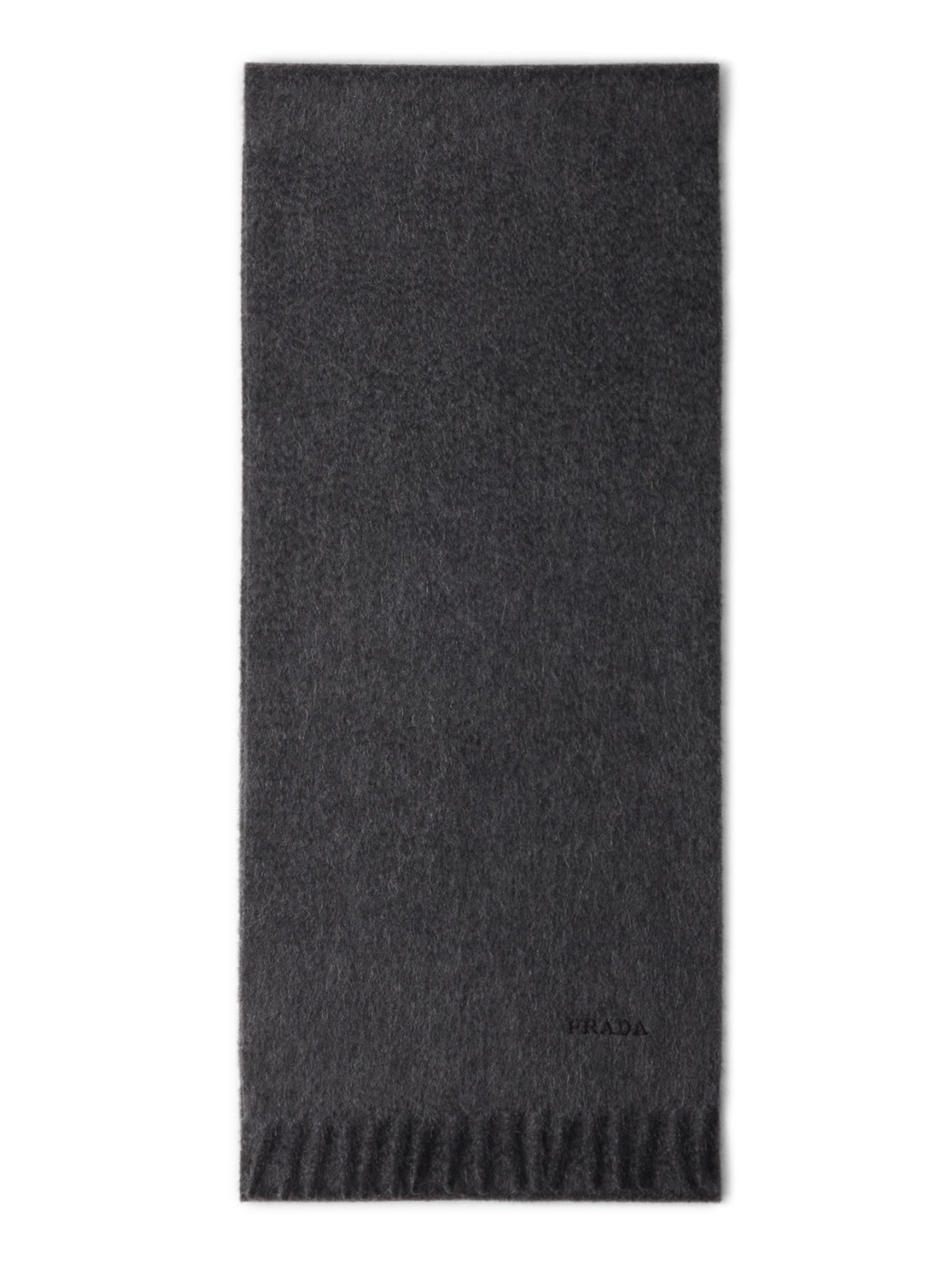 Prada Men's Cashmere Scarf - Grey | Thumbnail 5