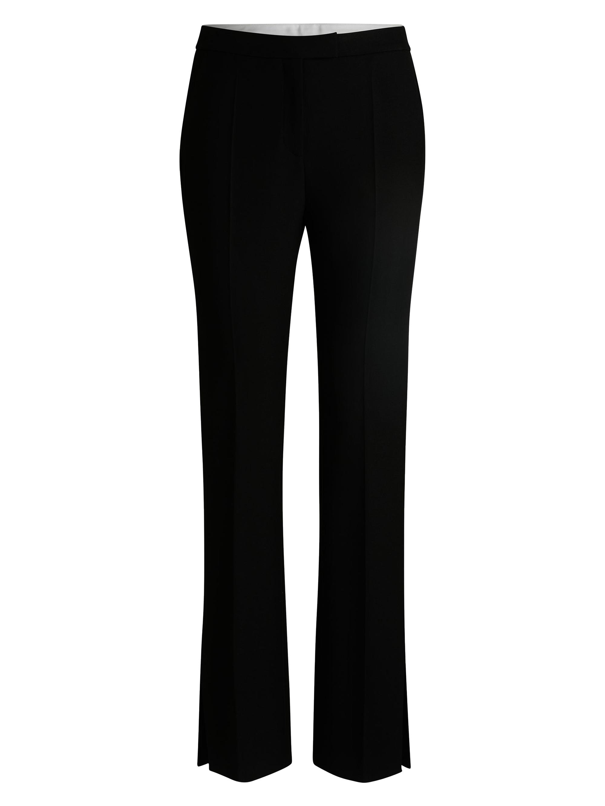 BOSS Women's High Waisted Slim Fit Trousers - Black