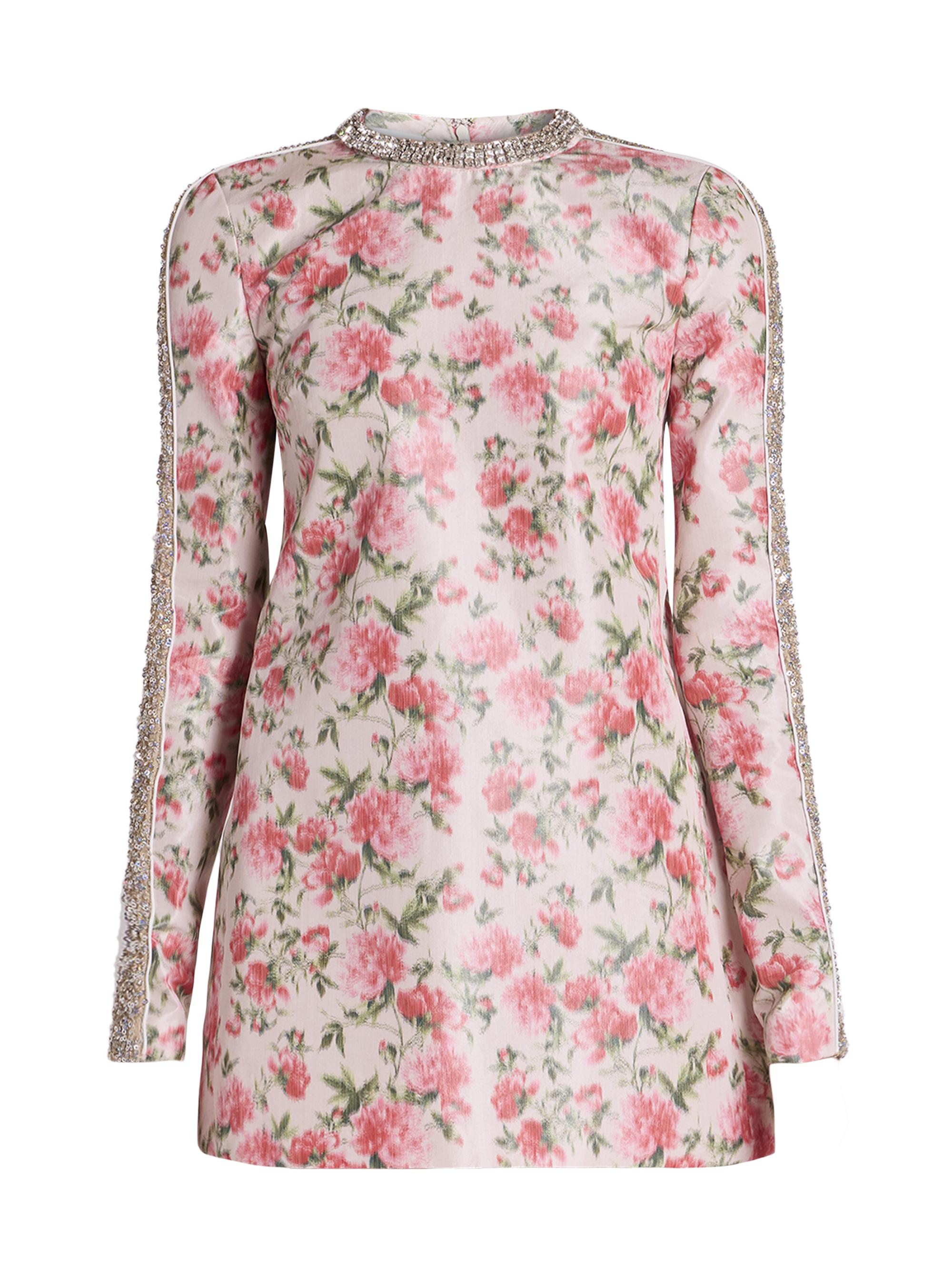 Giambattista Valli Women's Floral Silk-Blend Minidress -  Multi