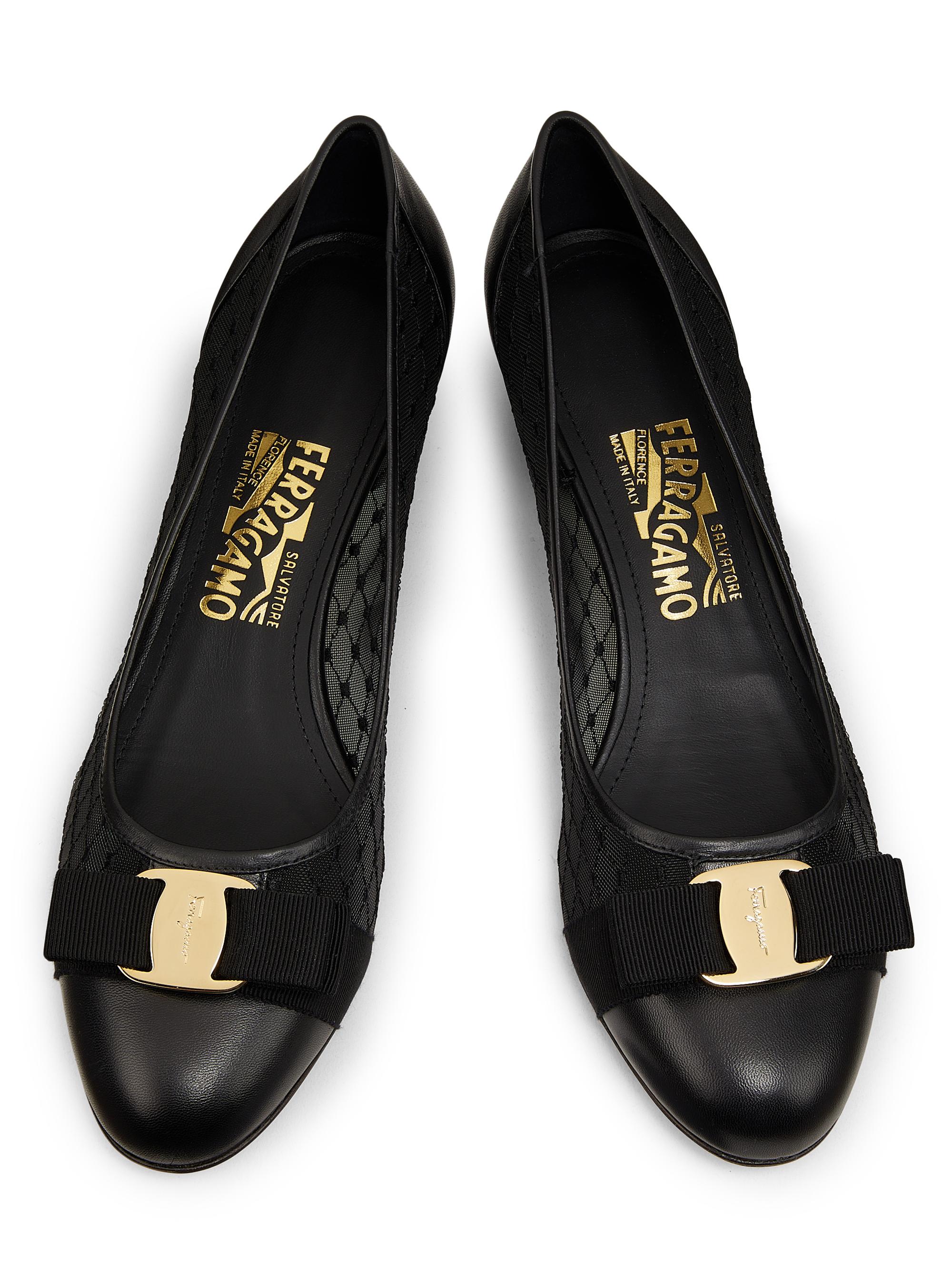 4/20のみのお値下げ　　　　　　Ferragamo　Vara Ferragamo New Vara 40mm Leather Pumps | Black | FARFETCH