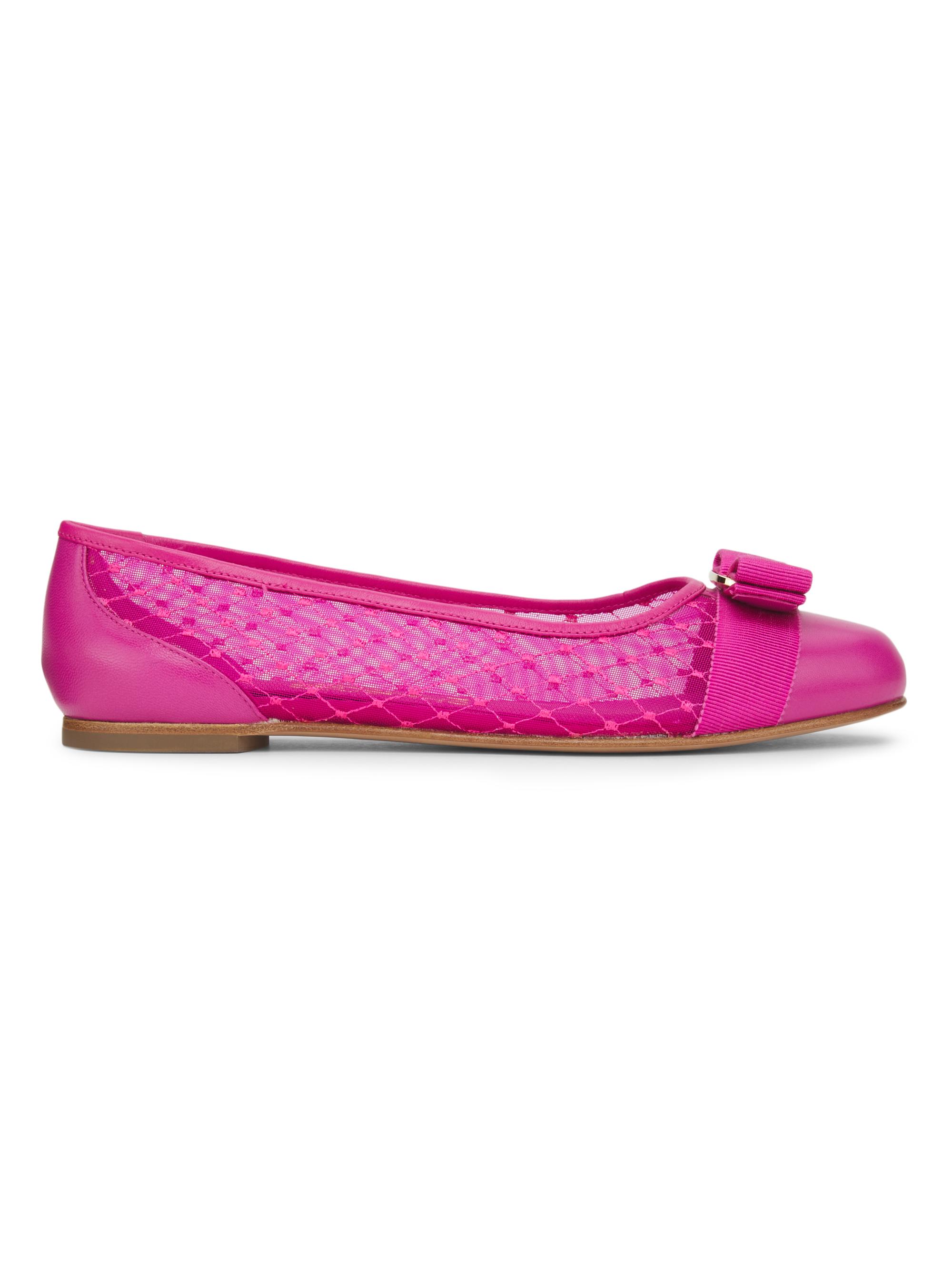 FERRAGAMO Varina Mesh Ballet Flats | Saks Fifth Avenue