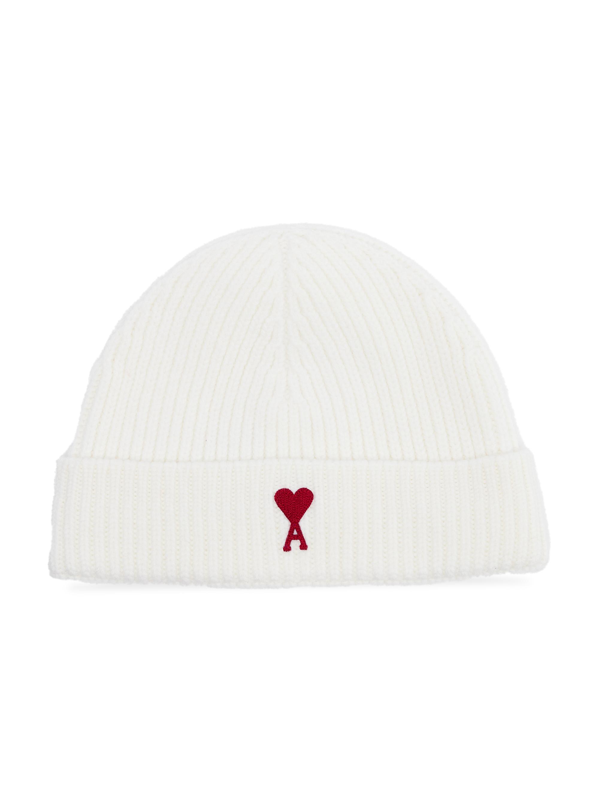 ami ロゴニットL size AMI Paris Logo Alpaca-Blend Knit Beanie | Saks Fifth Avenue