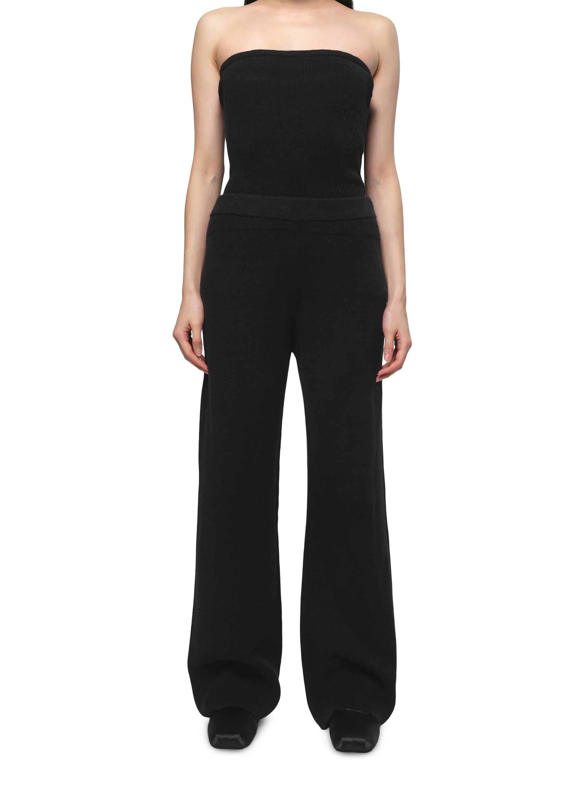 Apparis Women's Allegra Knit Wide-Leg Pants - Noir
