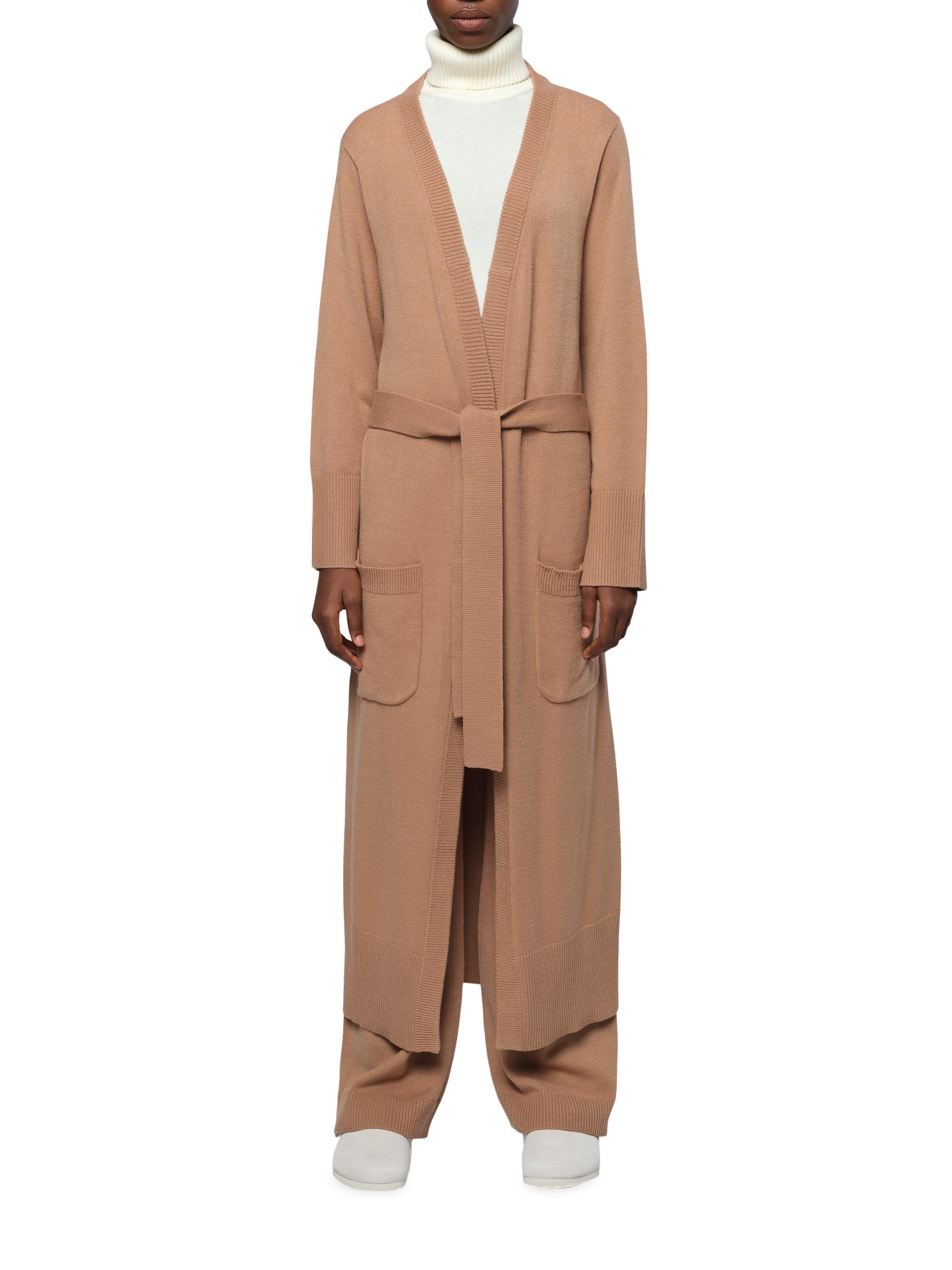 Apparis Women's Alessi Long Tie-Waist Cardigan - Beige