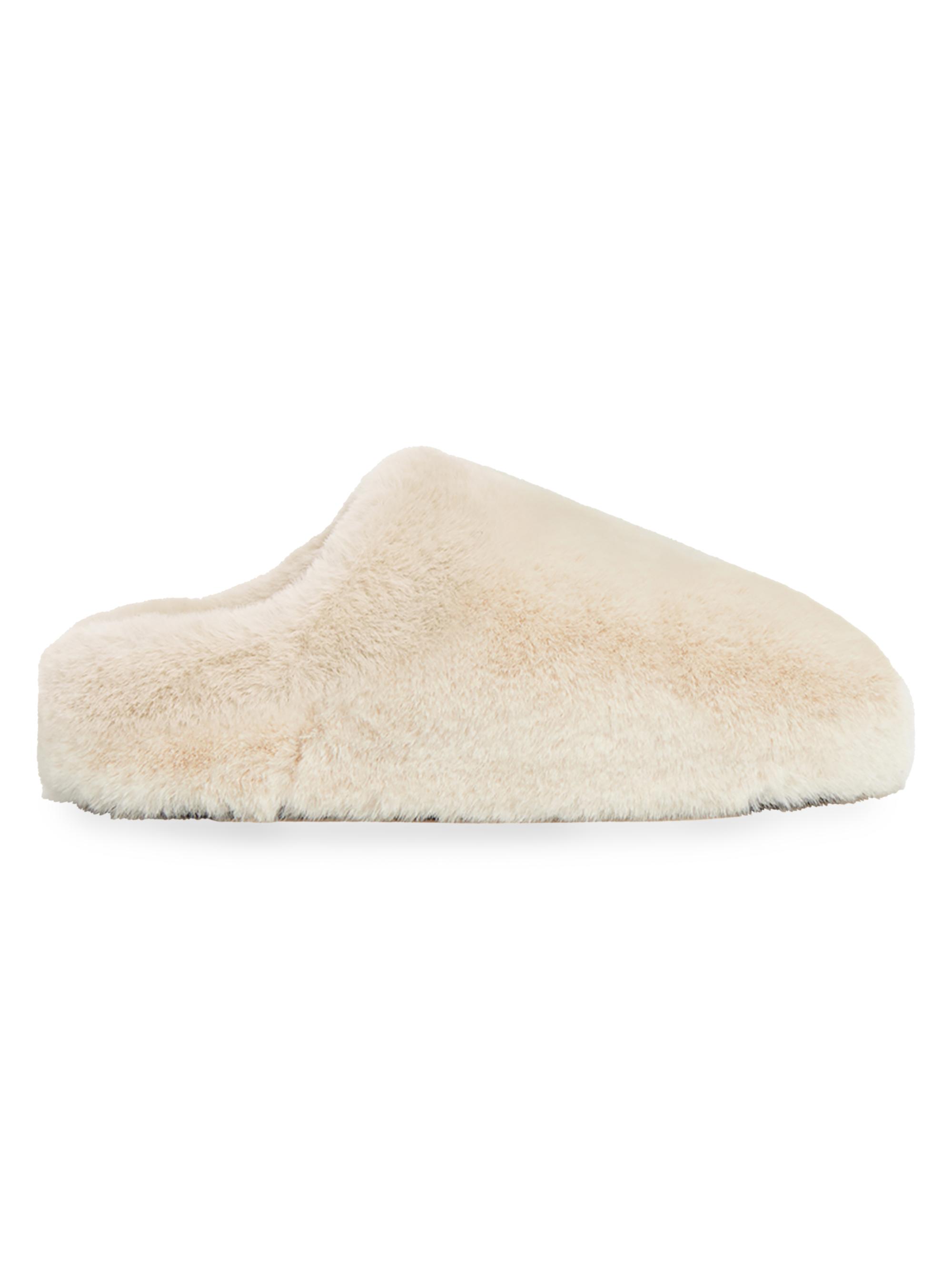 Apparis Women's Misha Faux Fur Slippers - Latte