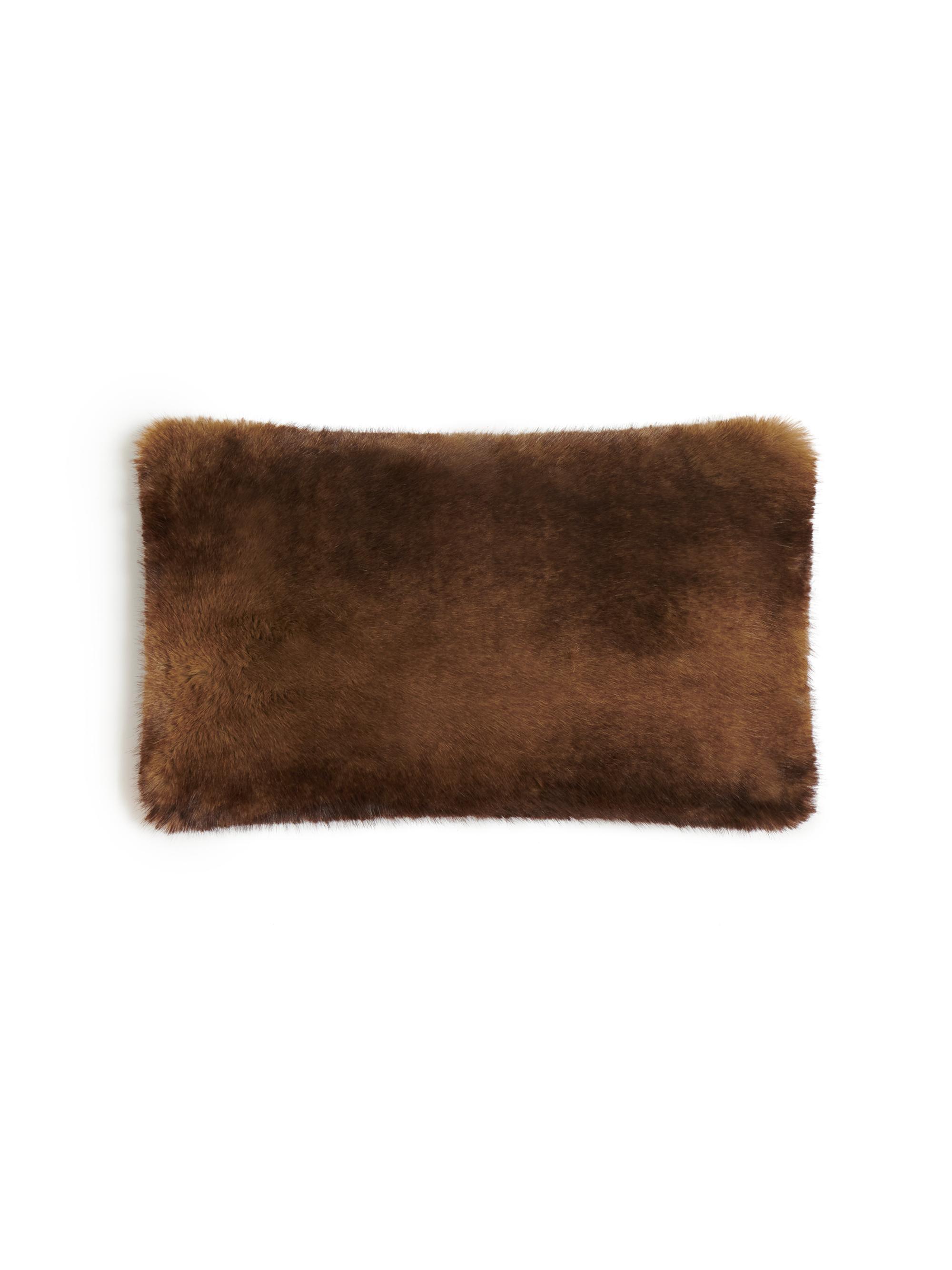 Apparis Cicly Faux Mink Pillow - Mink